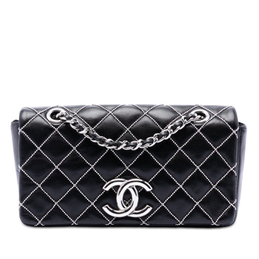 Chanel Mini CC Quilted Lambskin Beaded Full Flap