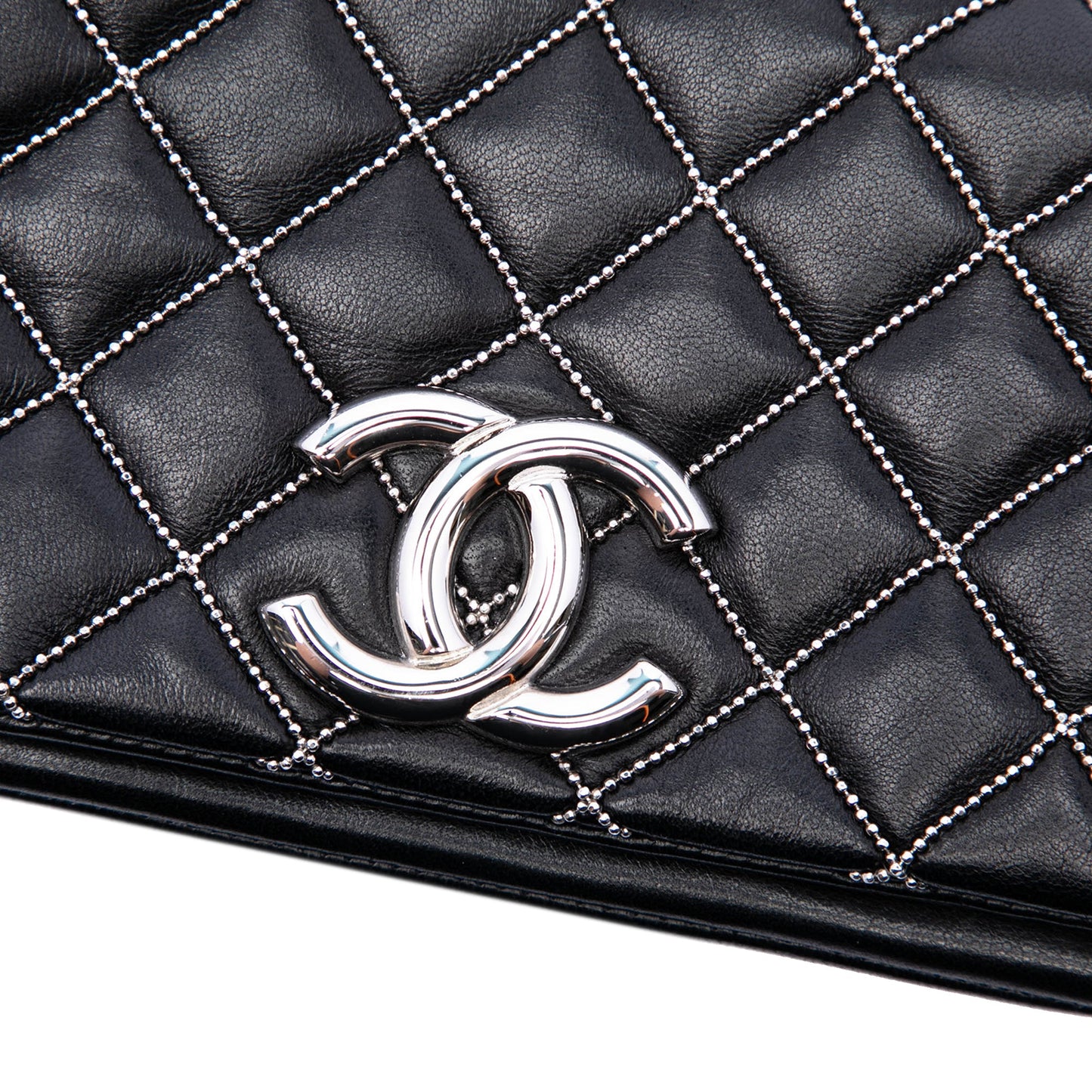 Chanel Mini CC Quilted Lambskin Beaded Full Flap