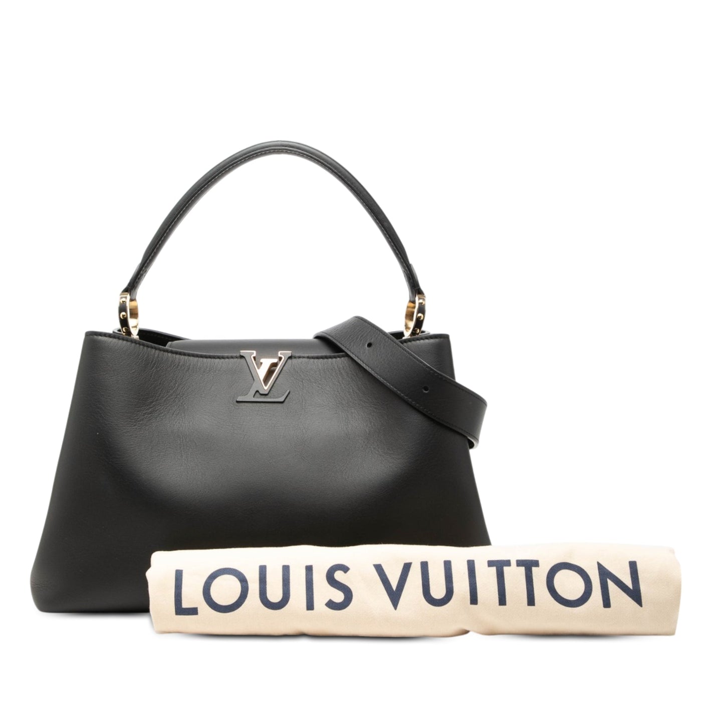 Louis Vuitton Smooth Taurillon Capucines Souple GM