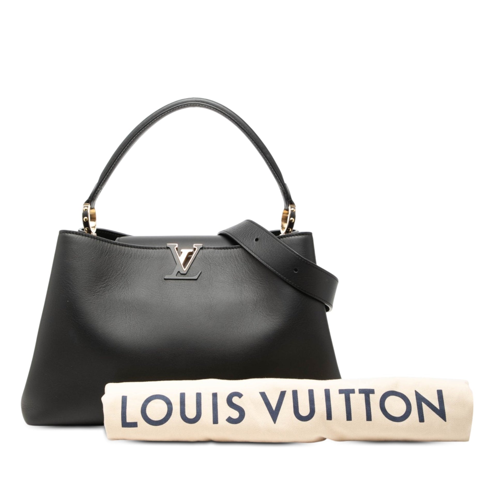 Louis Vuitton Smooth Taurillon Capucines Souple GM