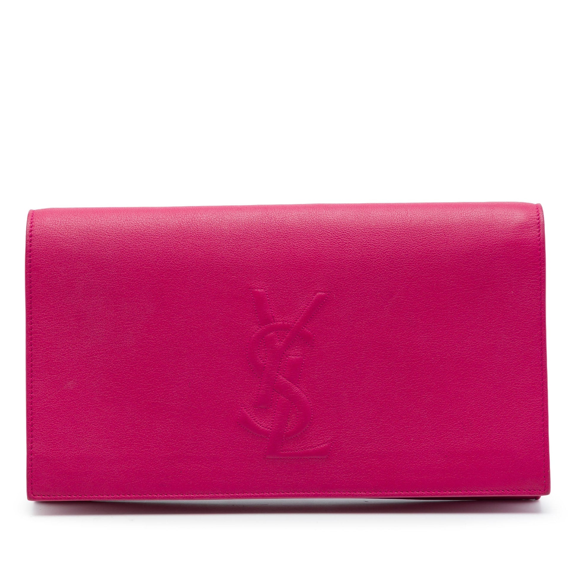 Saint Laurent Leather Belle De Jour Clutch