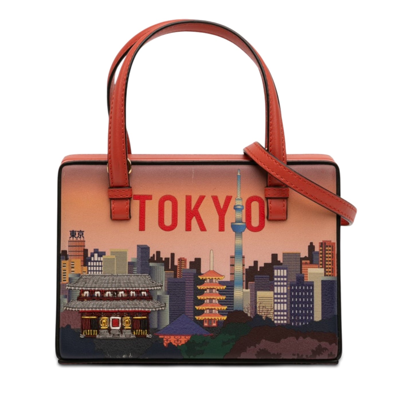 LOEWE Small Leather Tokyo Postal Top Handle Bag