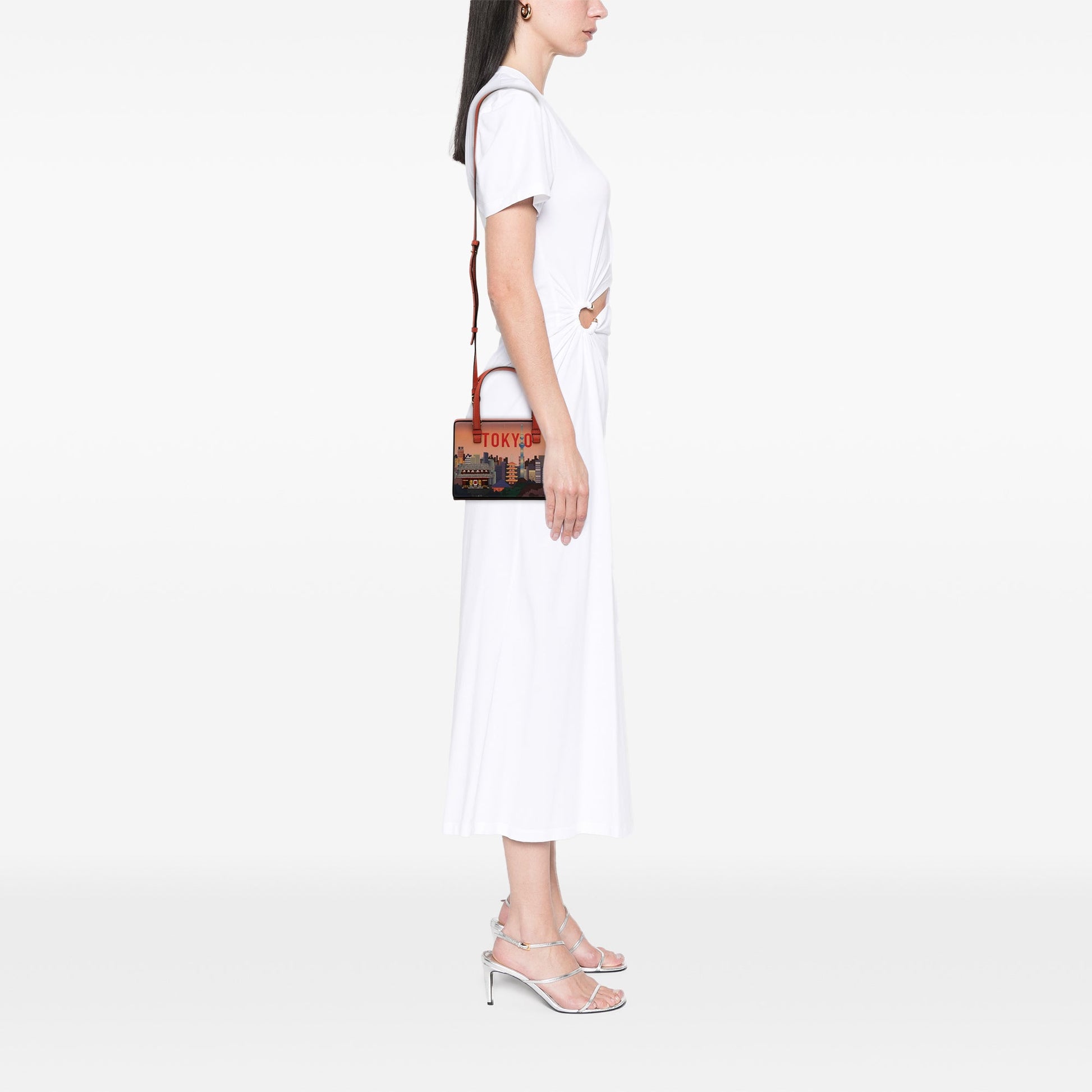 LOEWE Small Leather Tokyo Postal Top Handle Bag