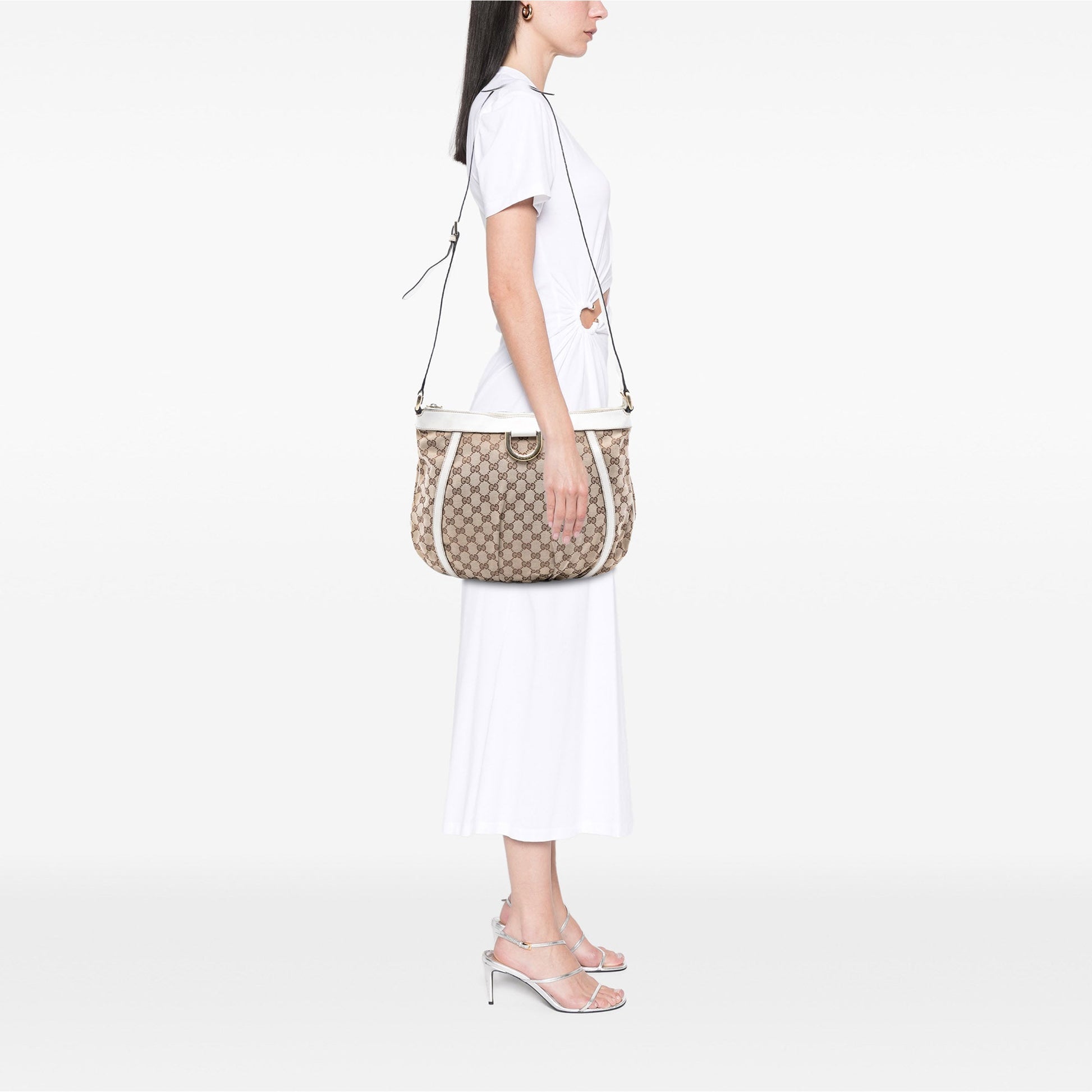 Gucci GG Canvas Abbey D Ring Crossbody