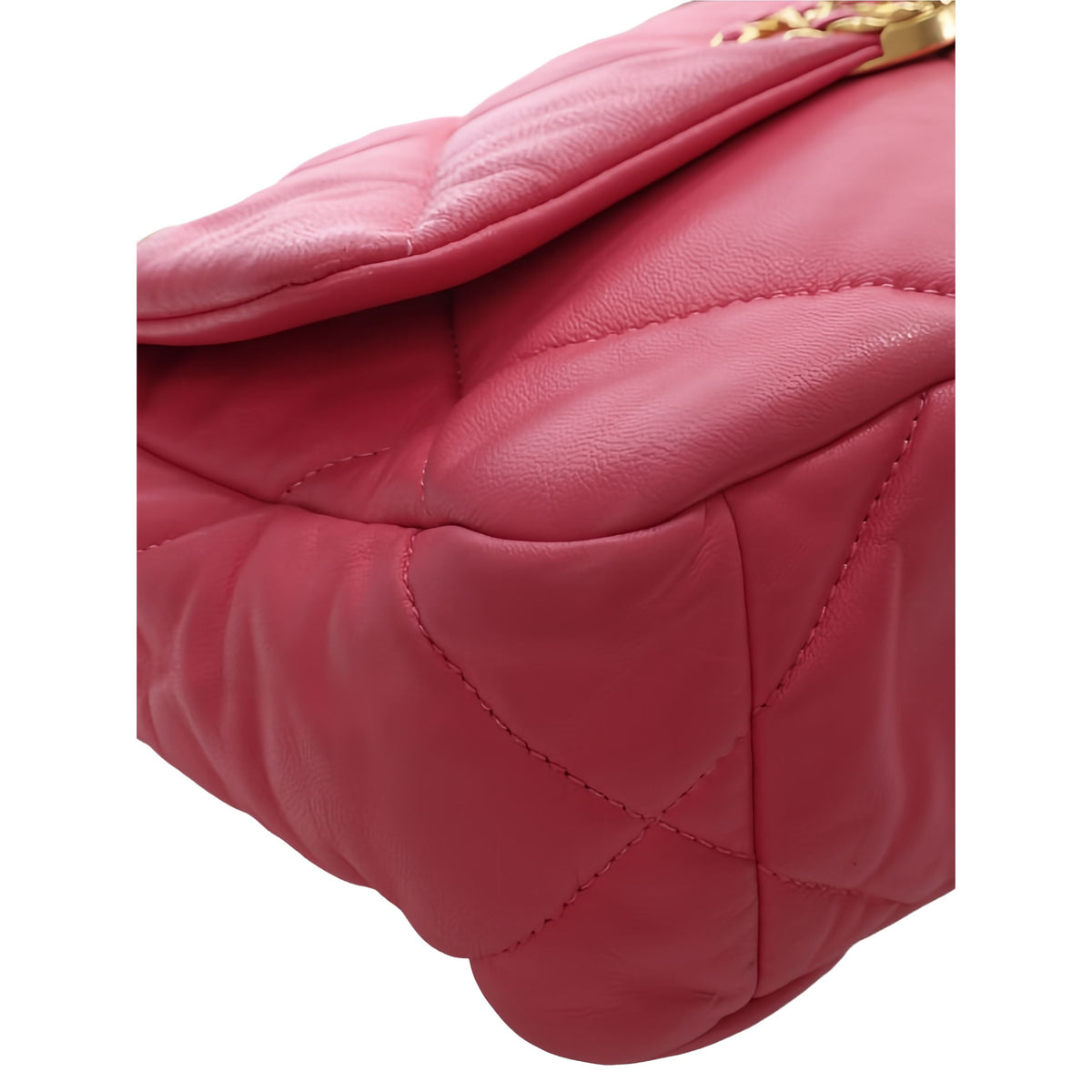 Chanel Medium Lambskin 19 Flap — Pink