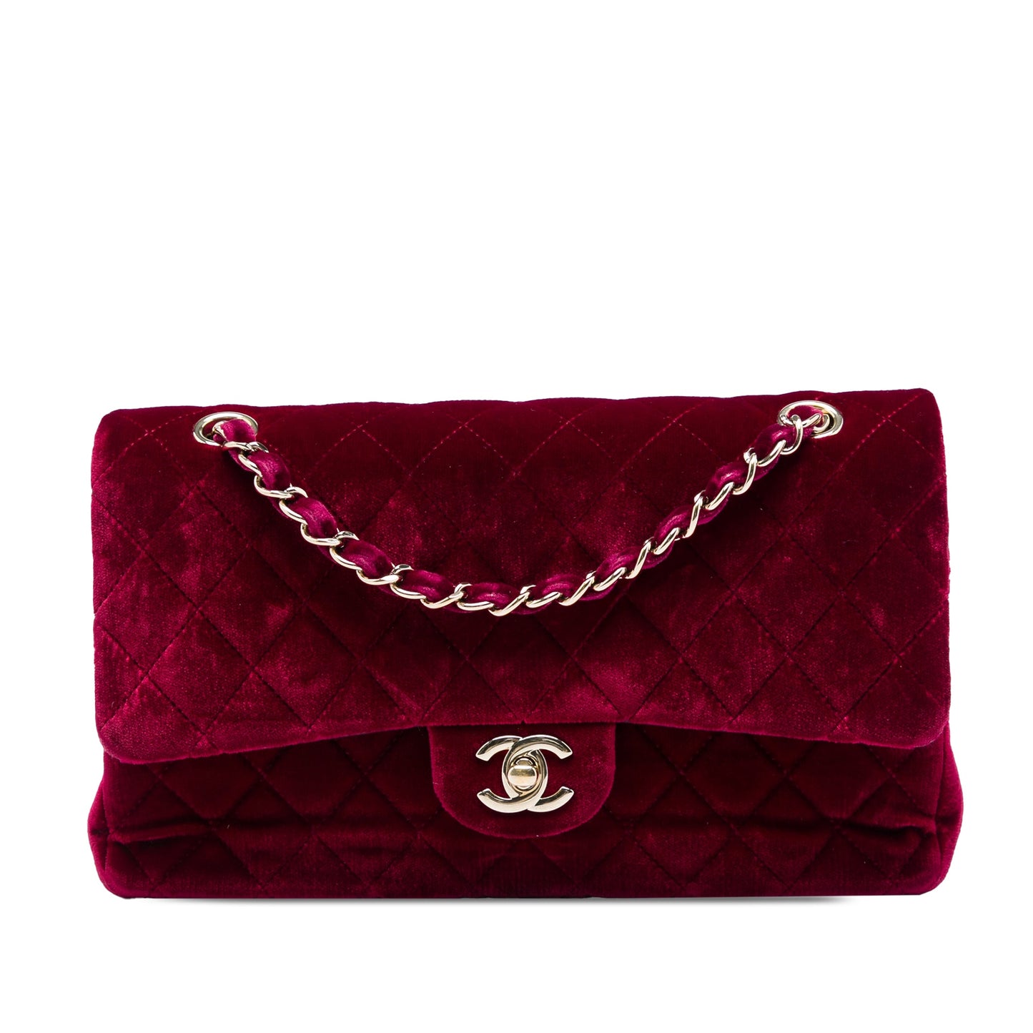 Chanel Medium Classic Velvet Double Flap
