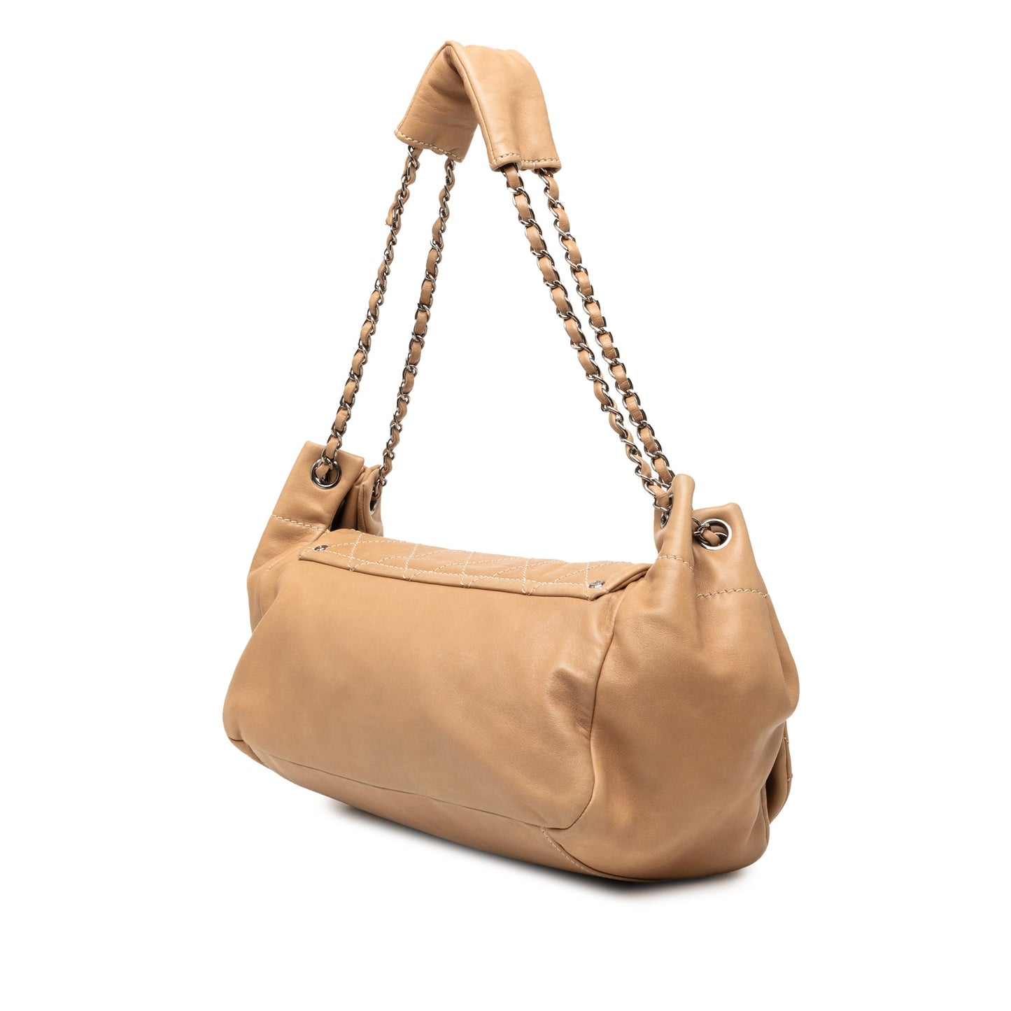 Chanel CC Wild Stitch Lambskin Accordion Flap