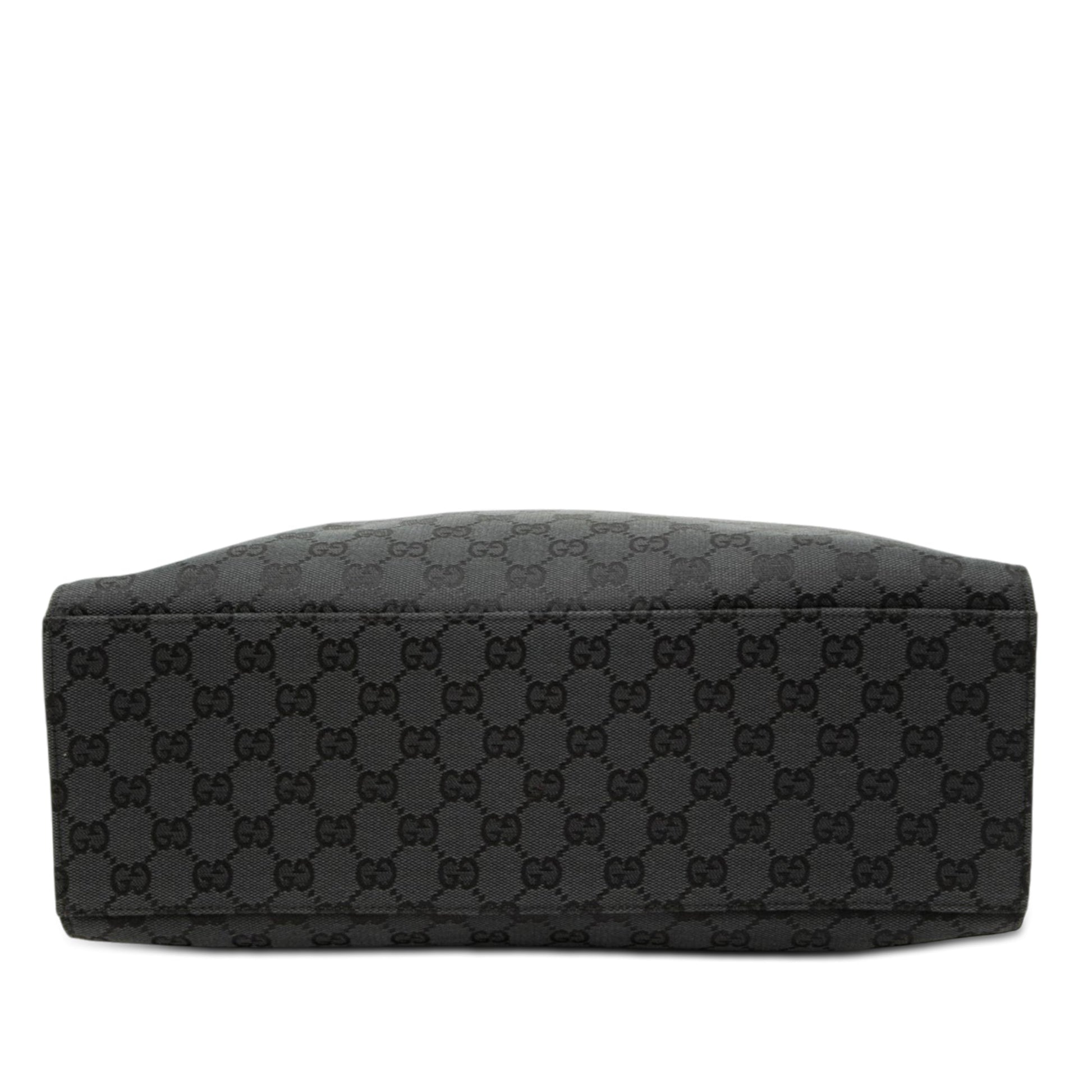 Gucci GG Canvas Bamboo Handbag