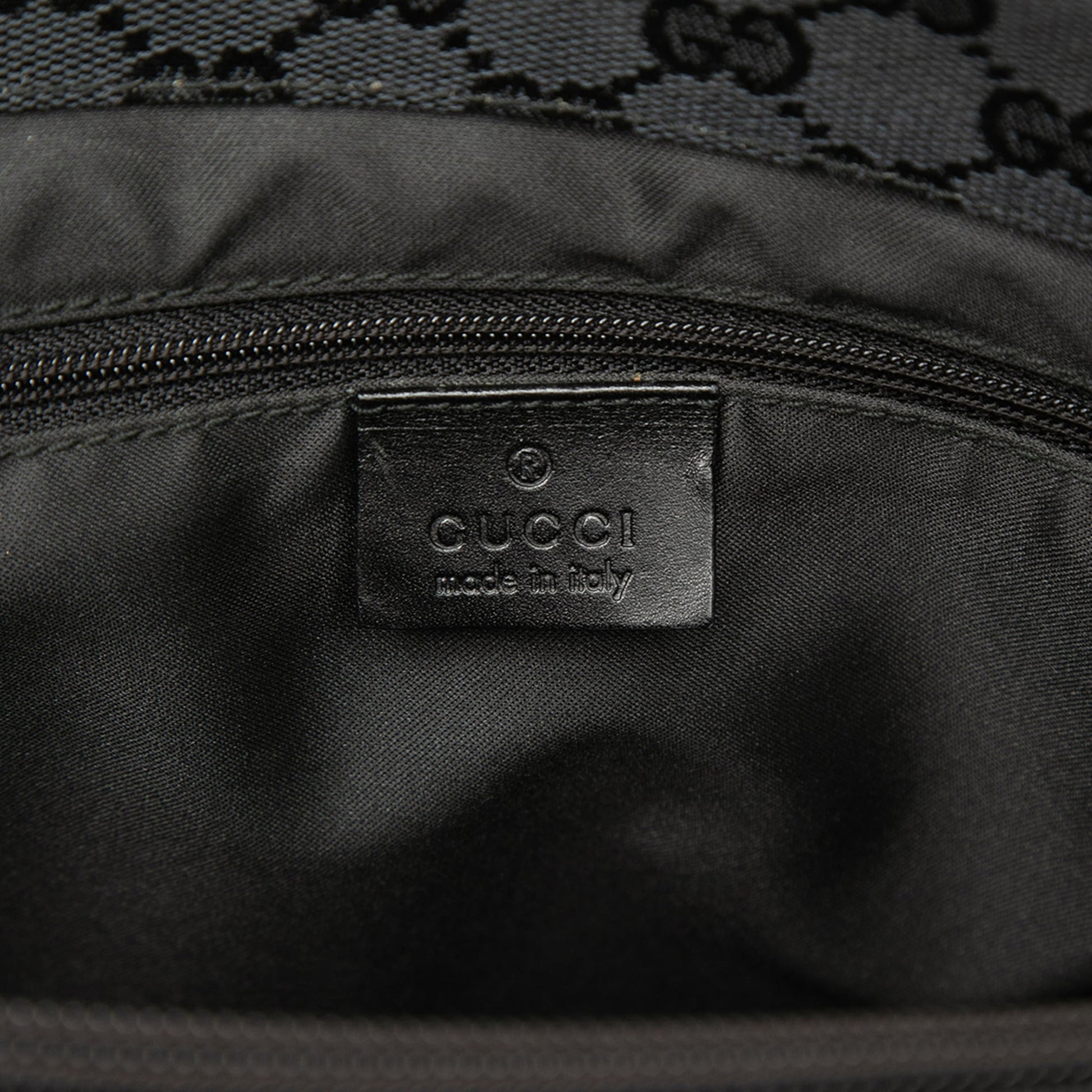 Gucci GG Canvas Bamboo Handbag