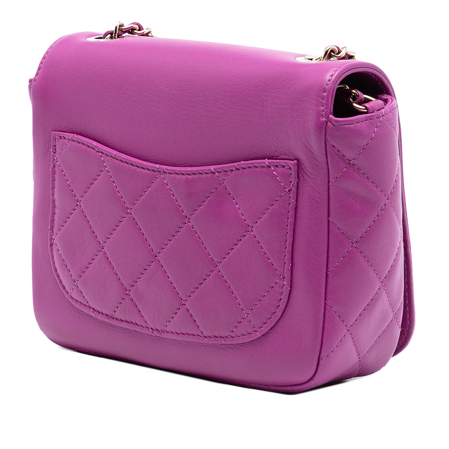 Chanel Mini Lambskin Giant Crystal CC Flap