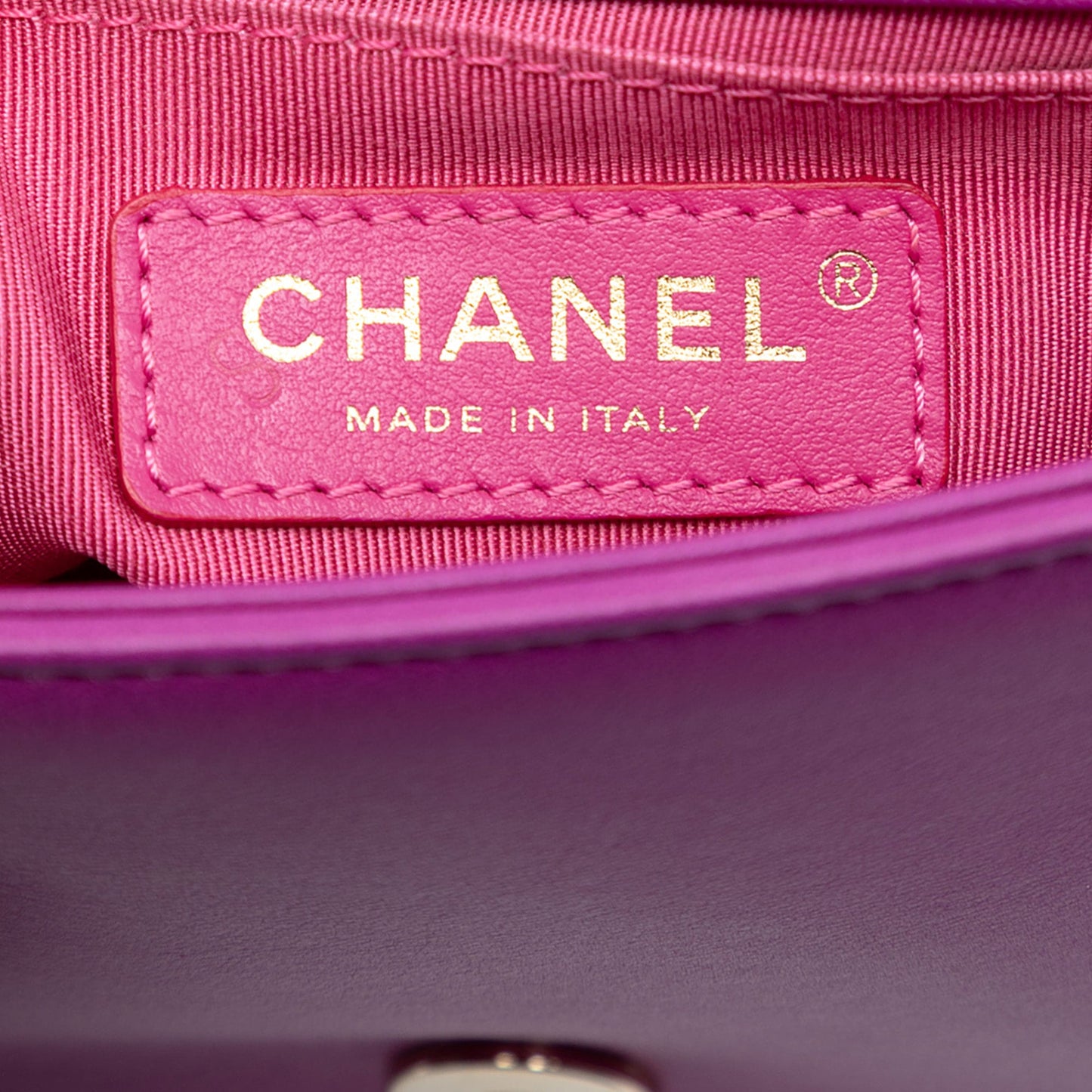 Chanel Mini Lambskin Giant Crystal CC Flap