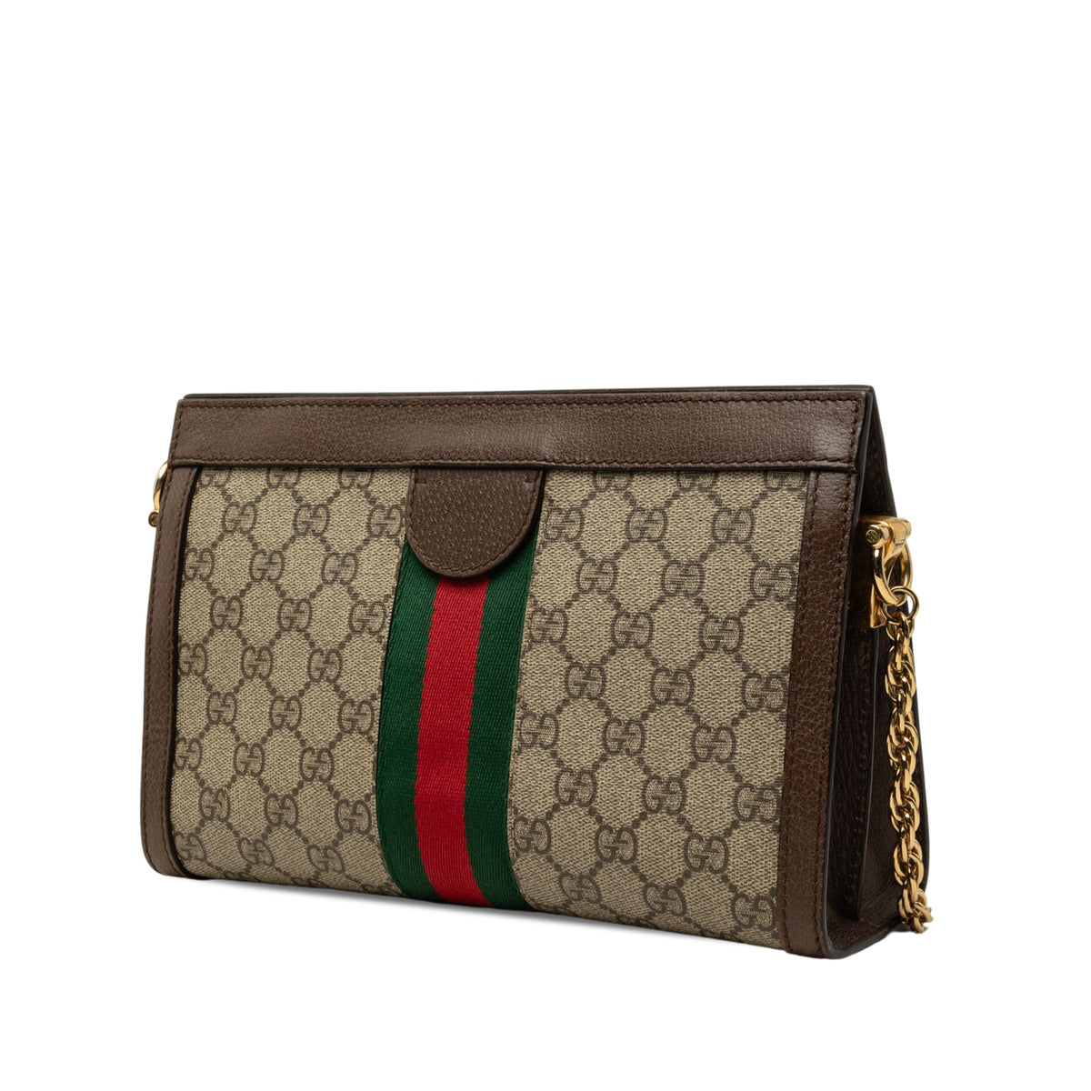 Gucci Small GG Supreme Web Ophidia Chain Crossbody
