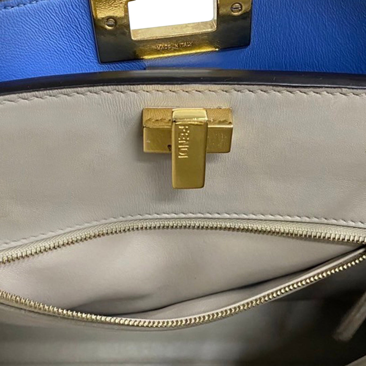 Fendi Medium Leather Iconic Essentially Peekaboo
