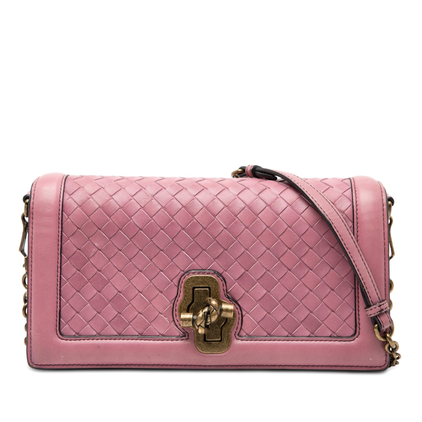 Bottega Veneta Nappa Intrecciato Olimpia Knot Crossbody