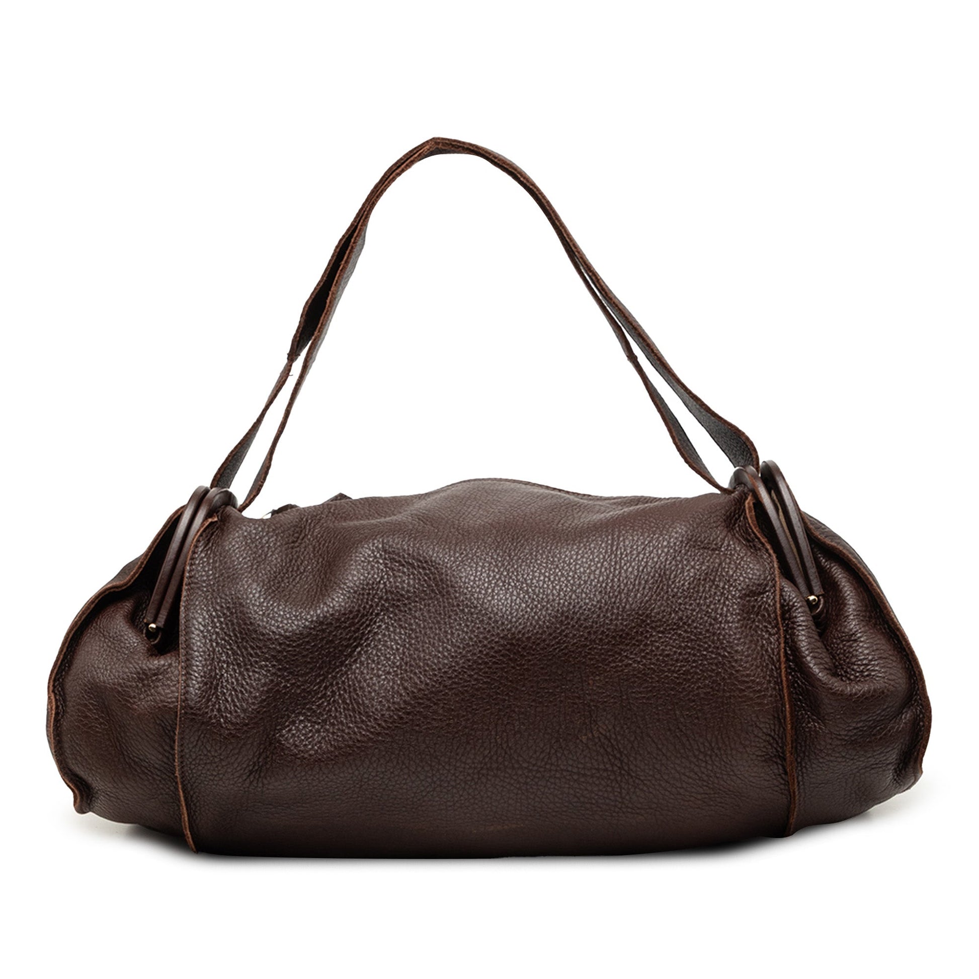 Bottega Veneta Leather Side Pocket Shoulder Bag