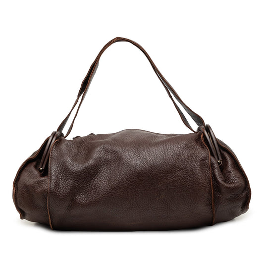 Bottega Veneta Leather Side Pocket Shoulder Bag