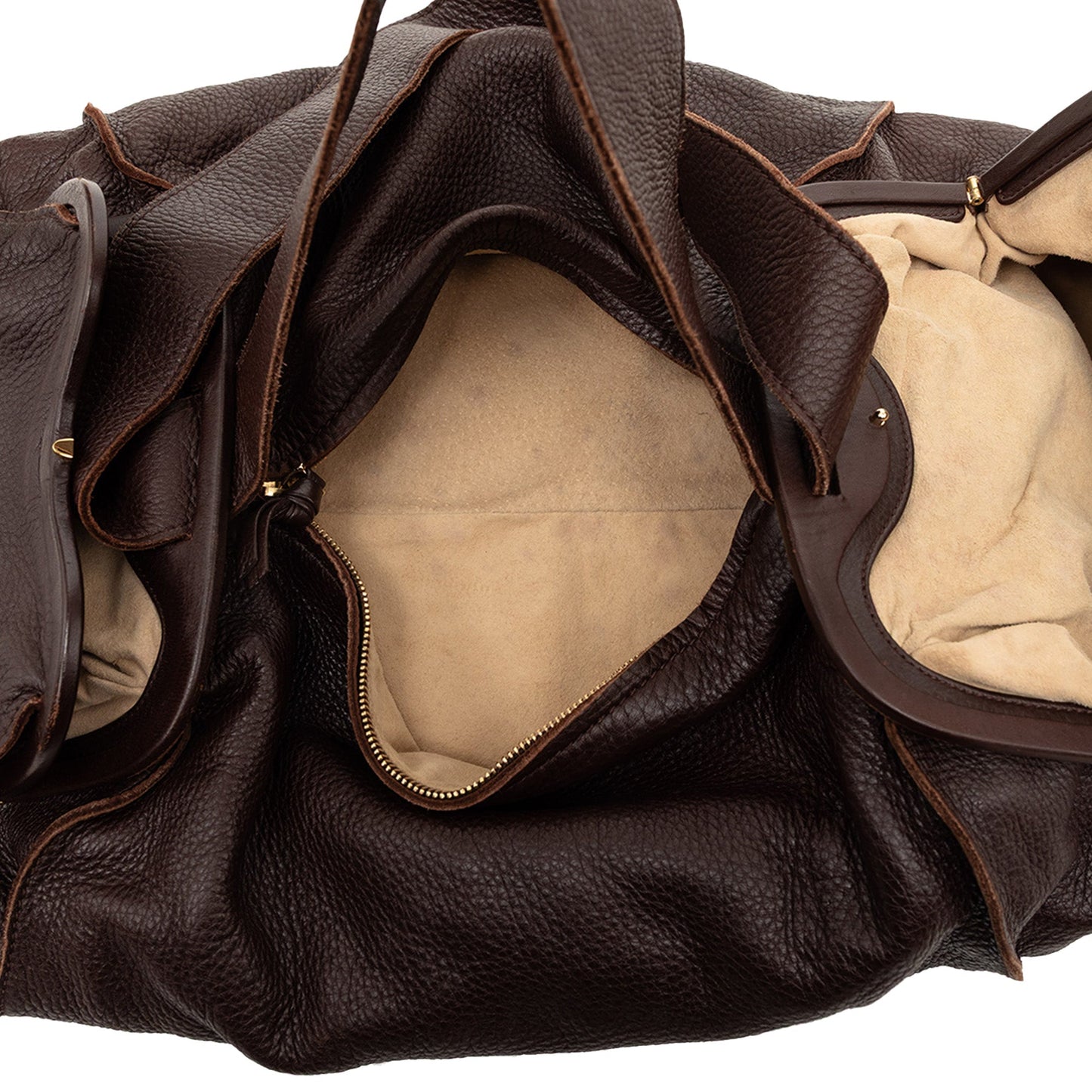 Bottega Veneta Leather Side Pocket Shoulder Bag