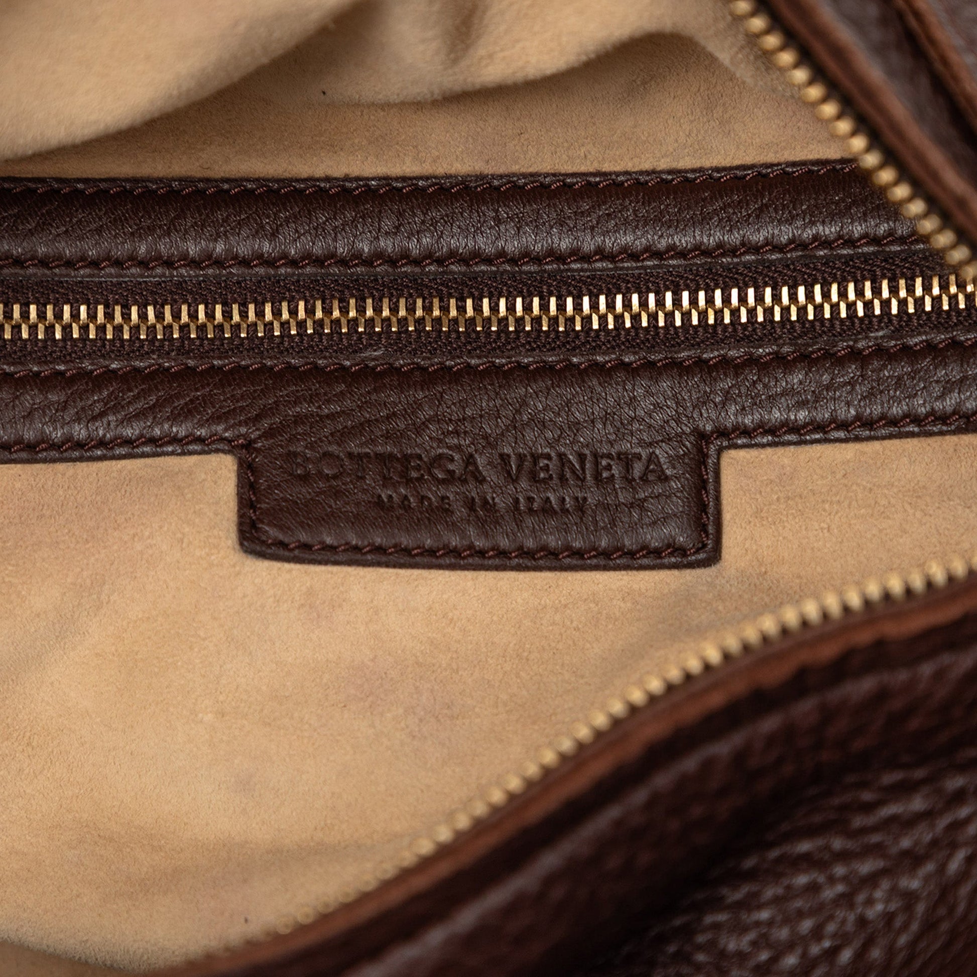 Bottega Veneta Leather Side Pocket Shoulder Bag