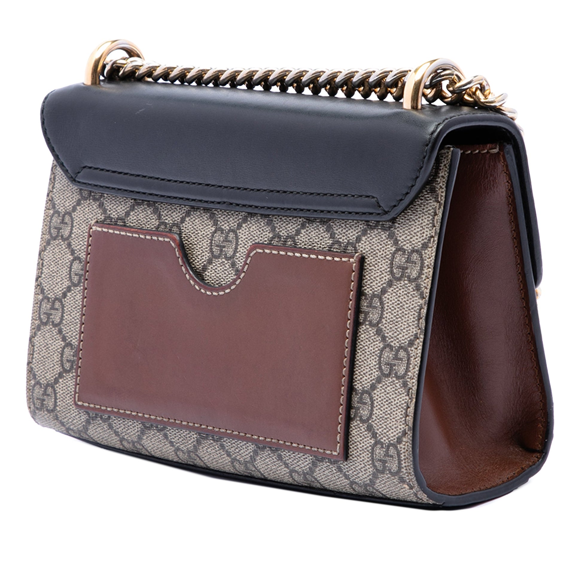 Gucci Small GG Supreme Padlock Crossbody