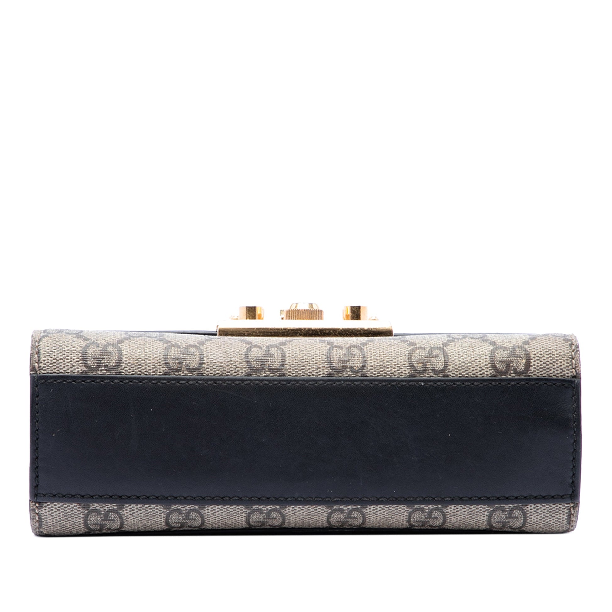 Gucci Small GG Supreme Padlock Crossbody