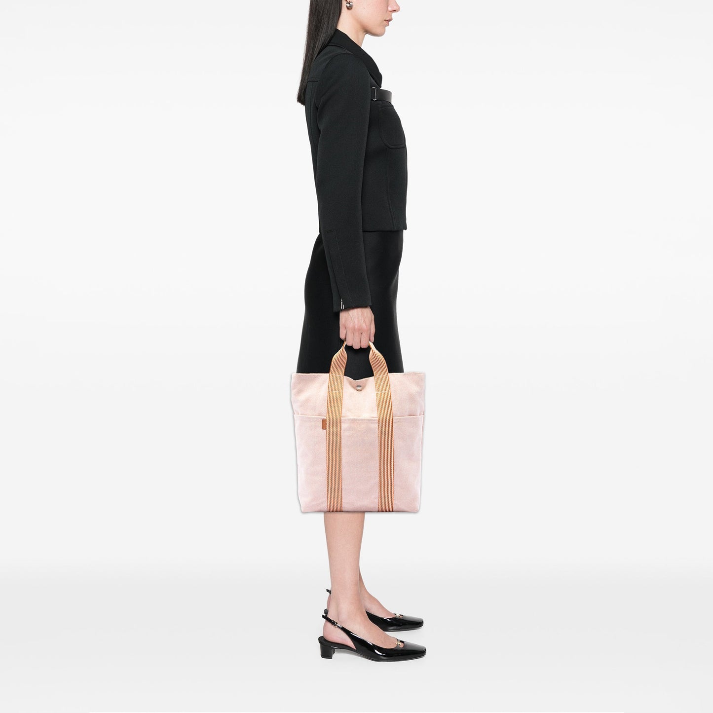 Hermès Toile Fourre Tout Cabas