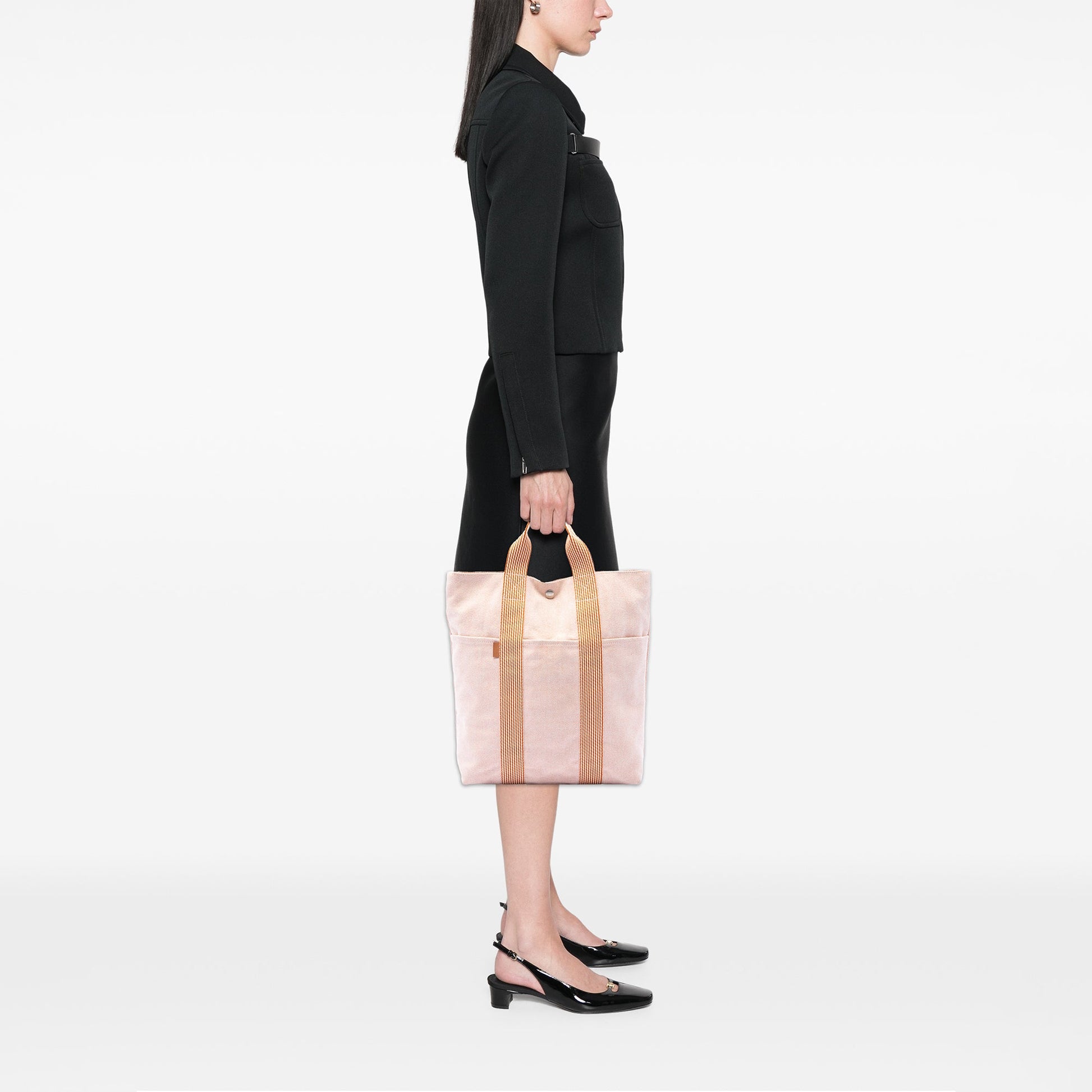 Hermès Toile Fourre Tout Cabas