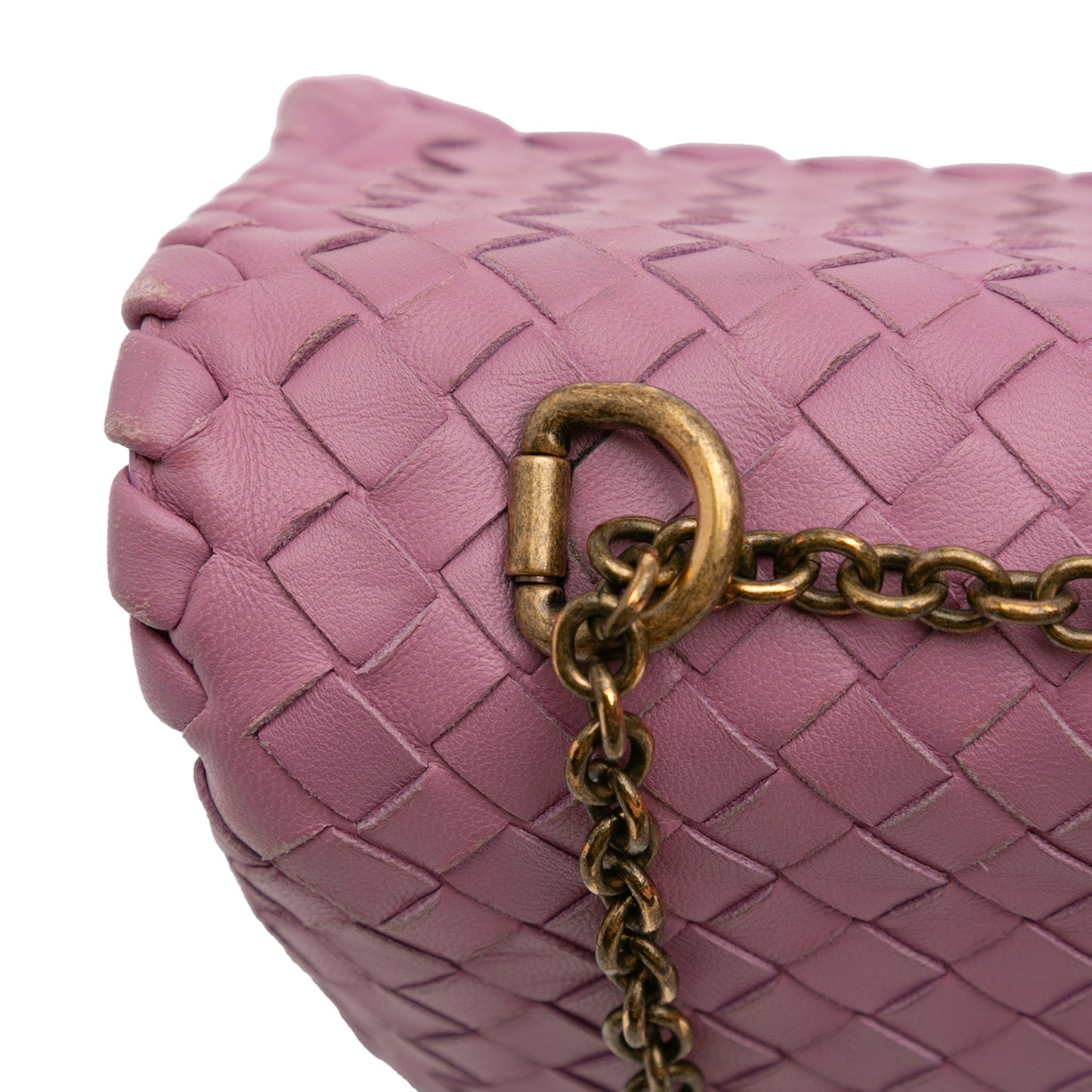 Bottega Veneta Baby Nappa Intrecciato Olimpia Crossbody