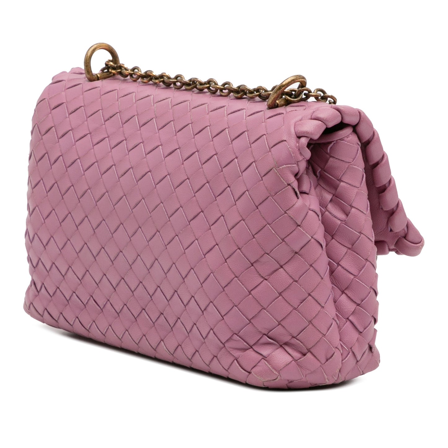 Bottega Veneta Baby Nappa Intrecciato Olimpia Crossbody