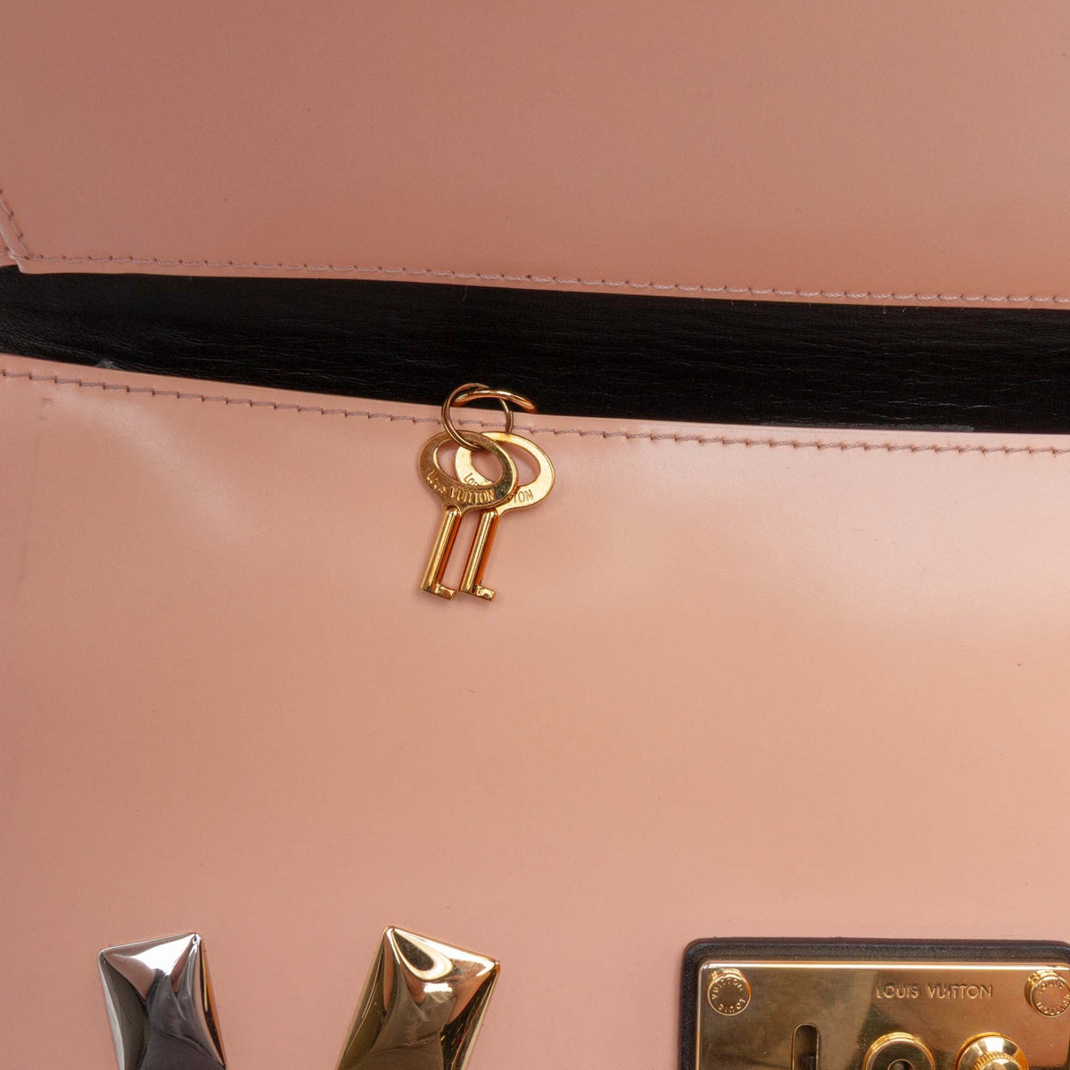 Louis Vuitton Glazed Calfskin Sac Triangle PM