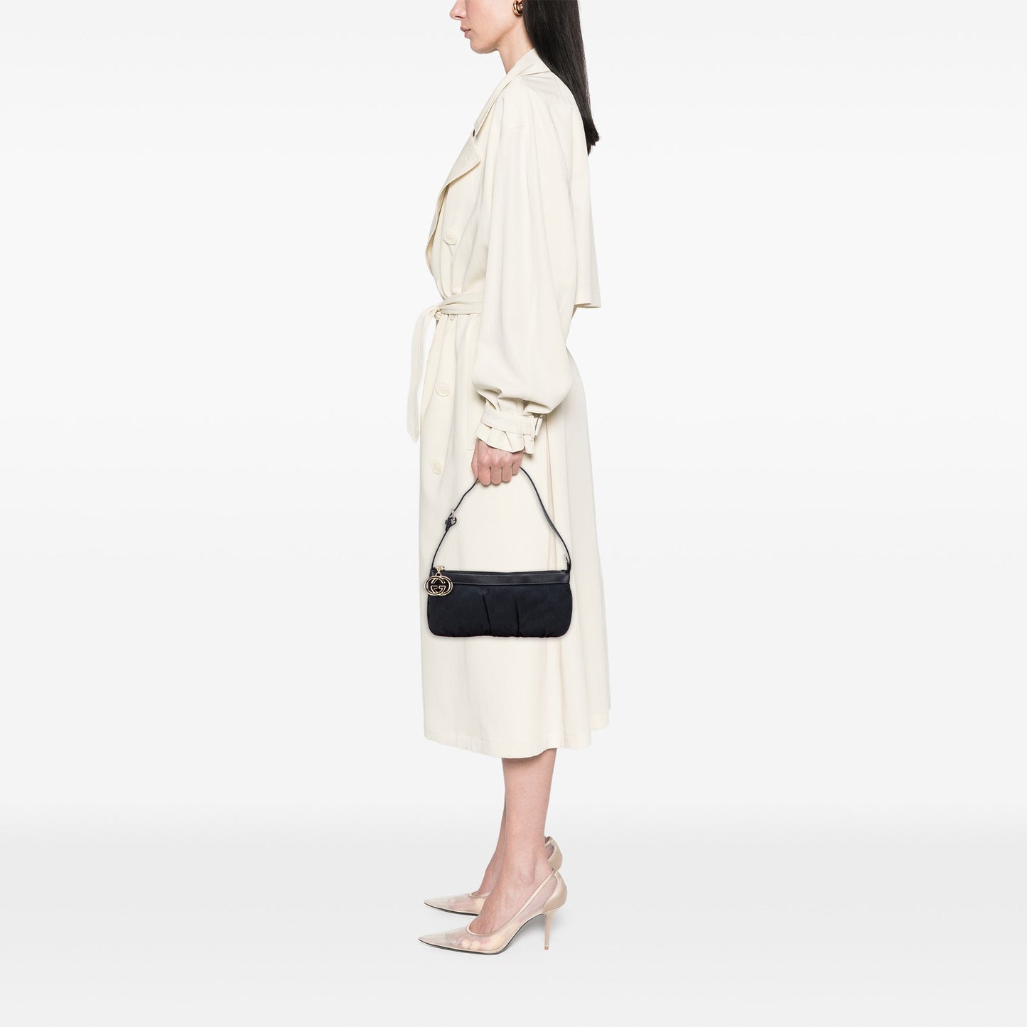 Gucci GG Canvas Interlocking G Shoulder Bag
