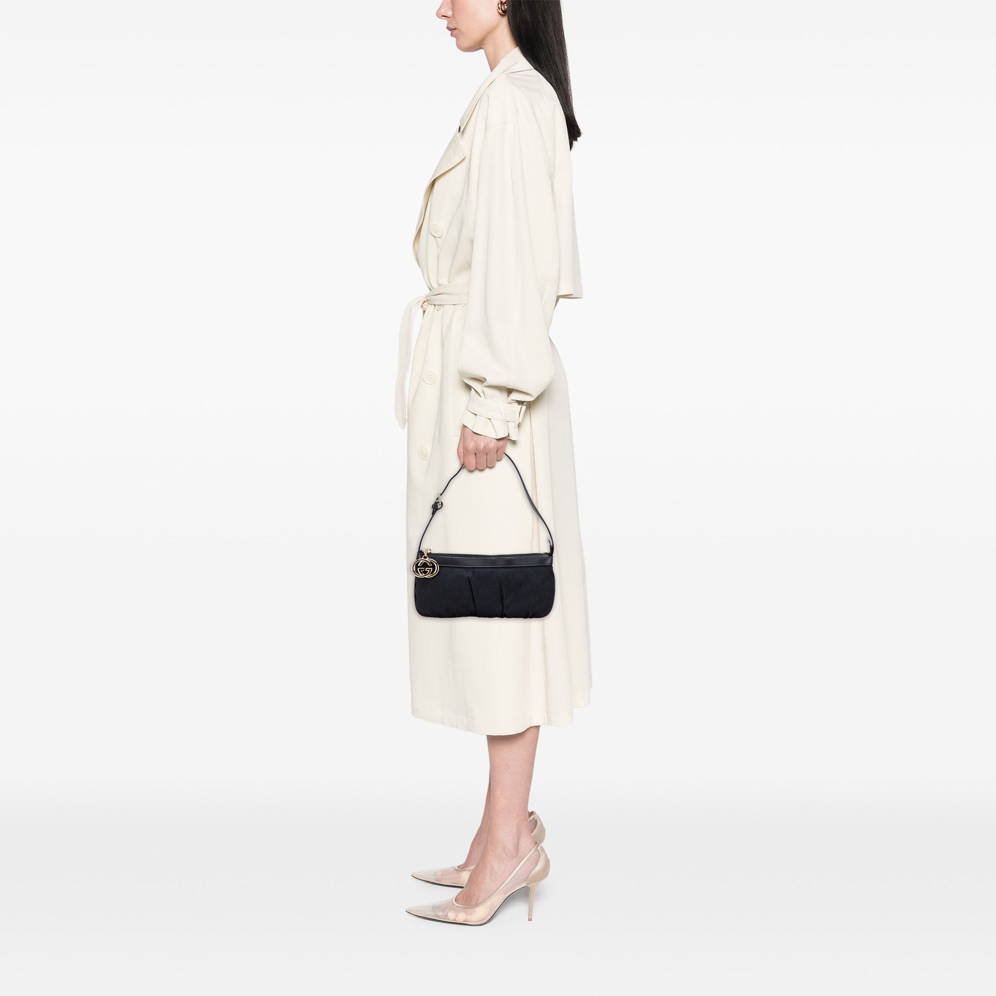 Gucci GG Canvas Interlocking G Shoulder Bag