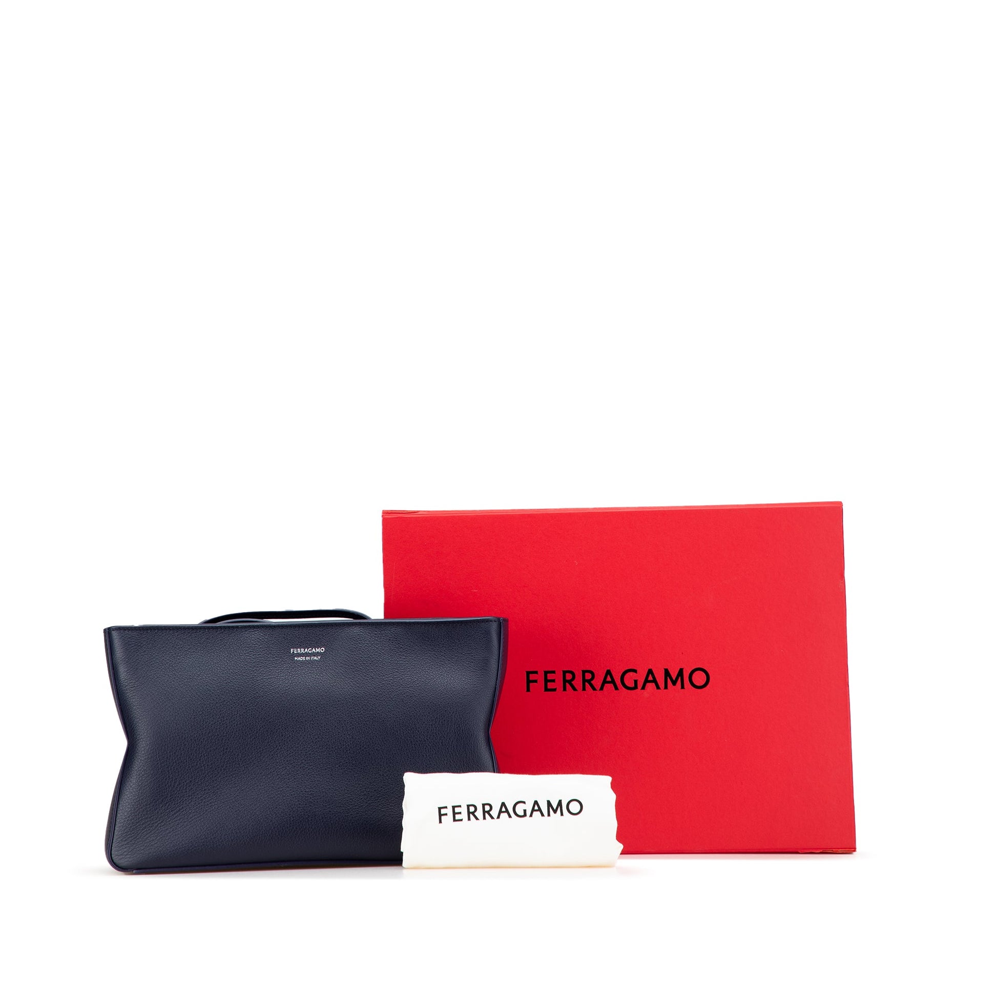 Ferragamo Leather Soft Pouch