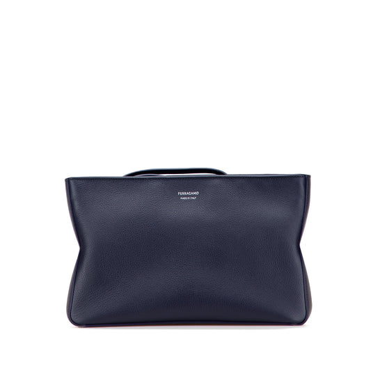 Ferragamo Leather Soft Pouch