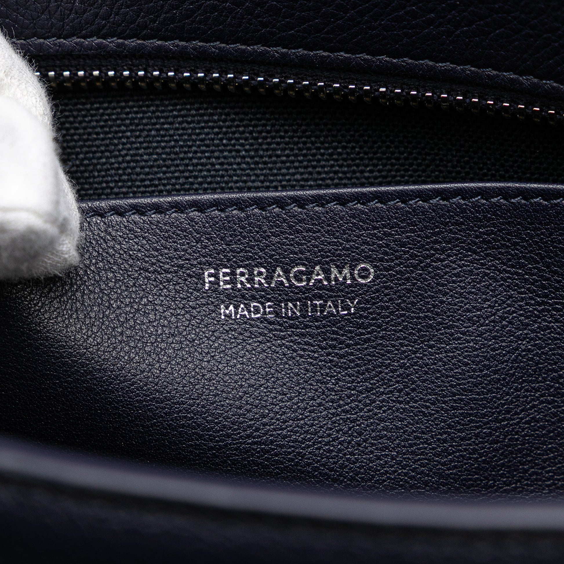Ferragamo Leather Soft Pouch