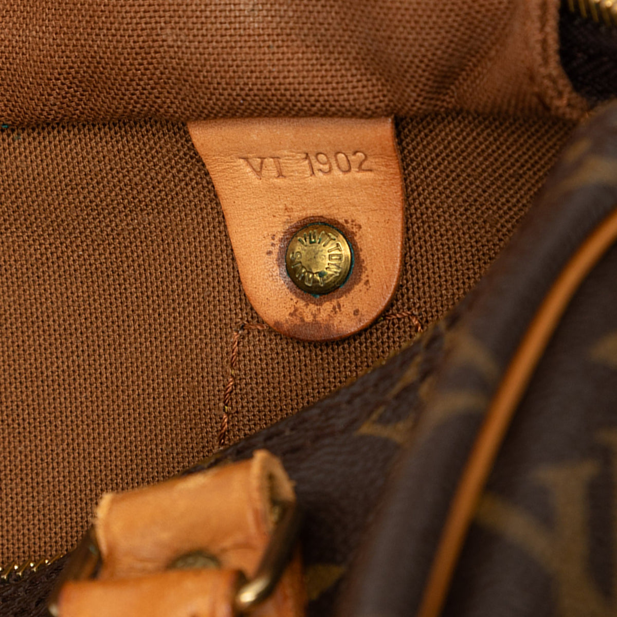 Louis Vuitton Monogram Speedy 25 — Brown