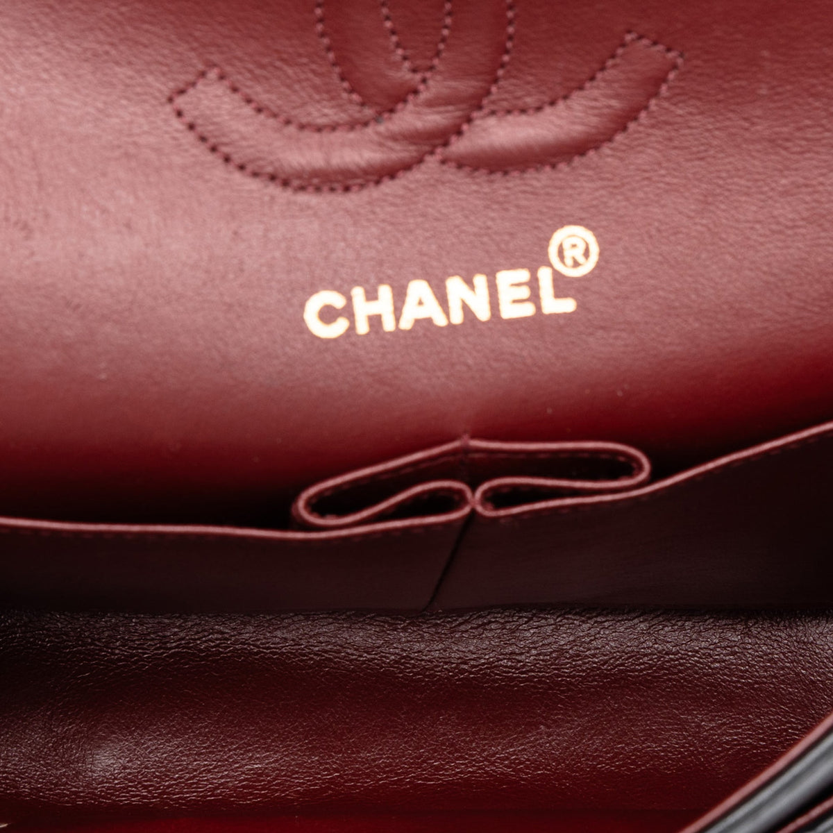 Chanel Small Classic Lambskin Double Flap — Black
