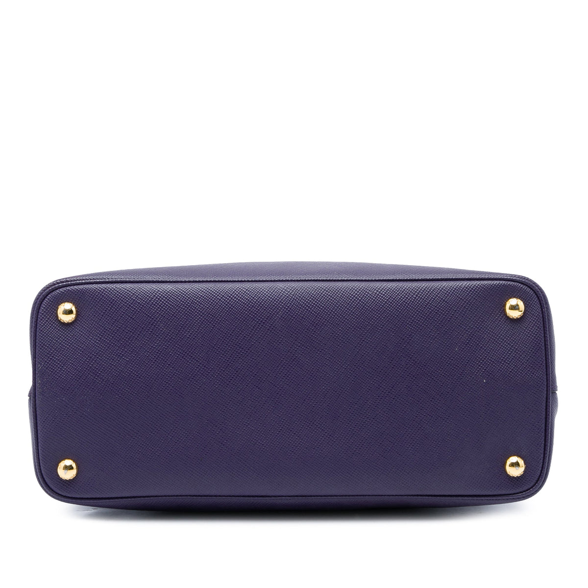 Prada Medium Saffiano Cuir Double Satchel — Purple