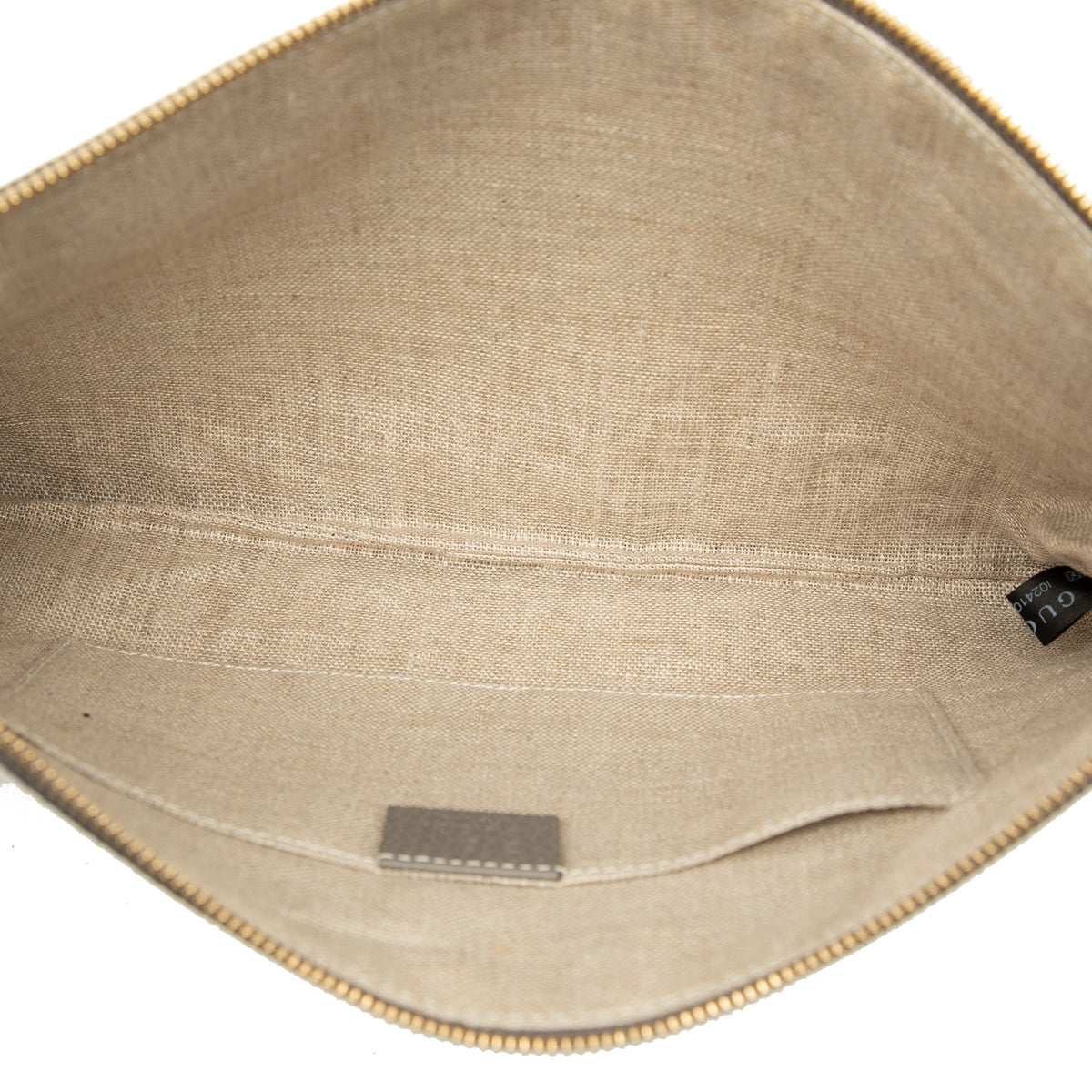 Gucci Calfskin Bamboo Tassel Clutch