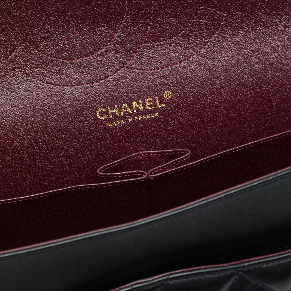 Chanel Jumbo Classic Lambskin Double Flap — Black
