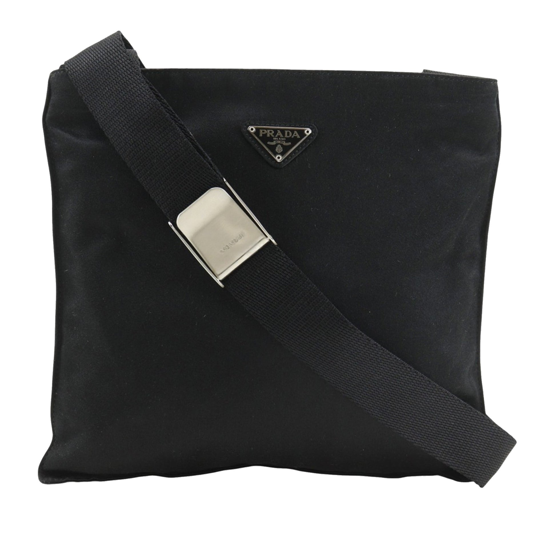 Prada Satin Zip Top Crossbody