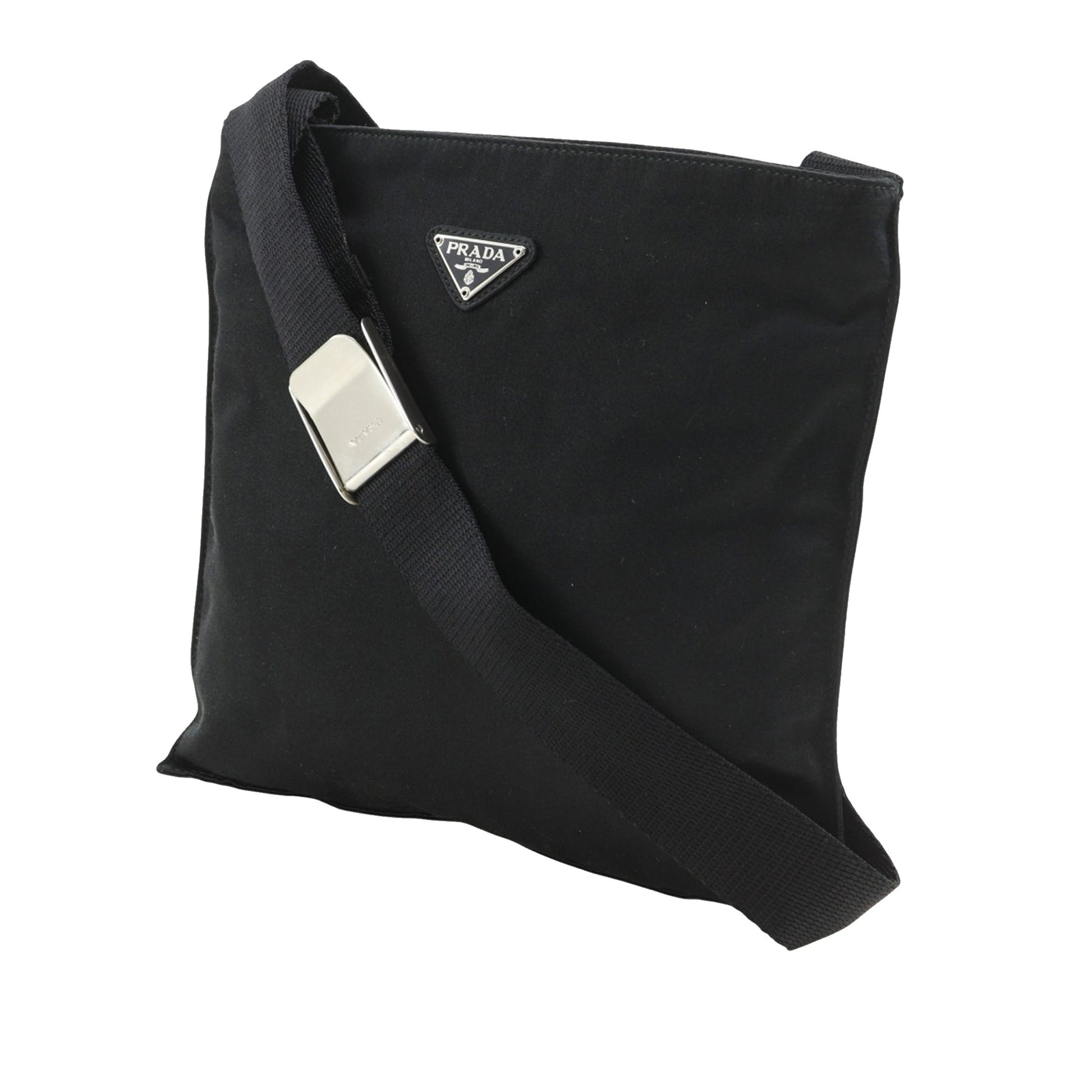 Prada Satin Zip Top Crossbody