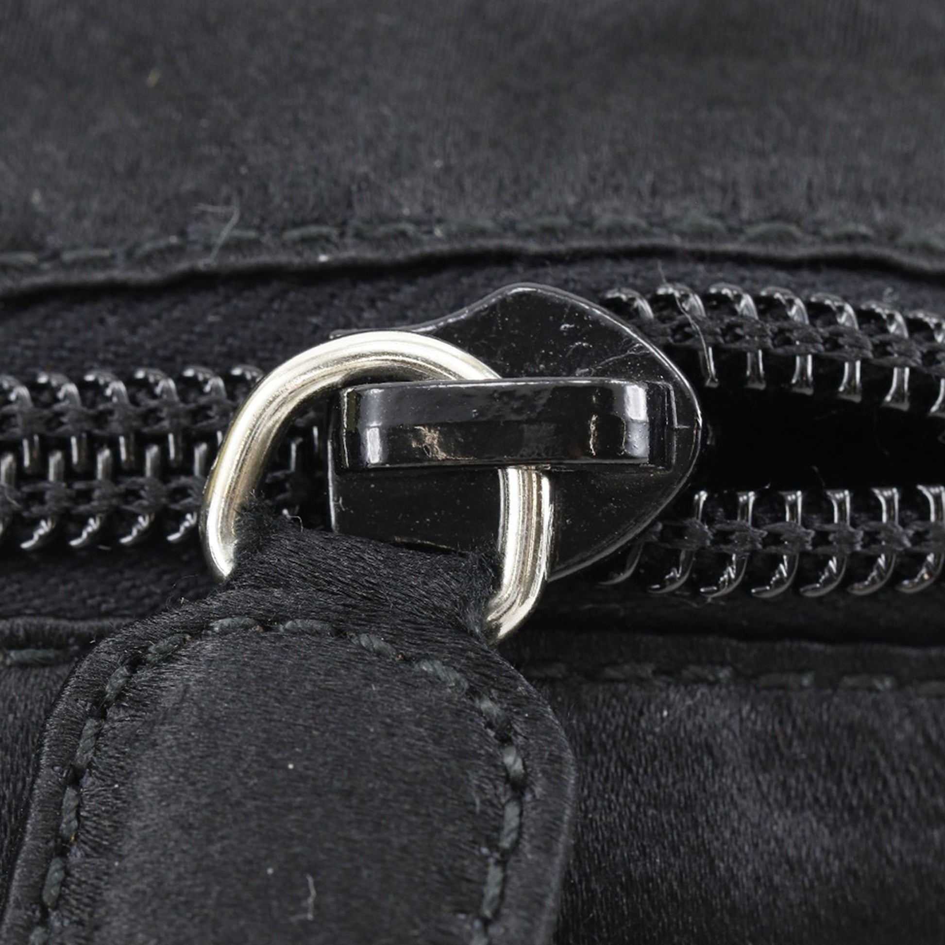 Prada Satin Zip Top Crossbody