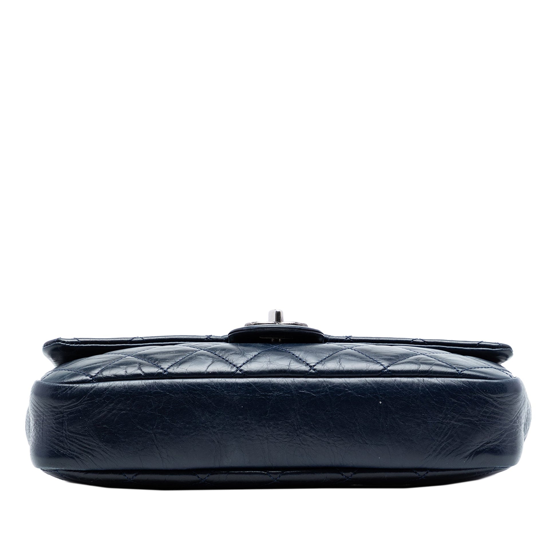 Chanel Medium Quilted Glazed Calfskin Duo Color Flap