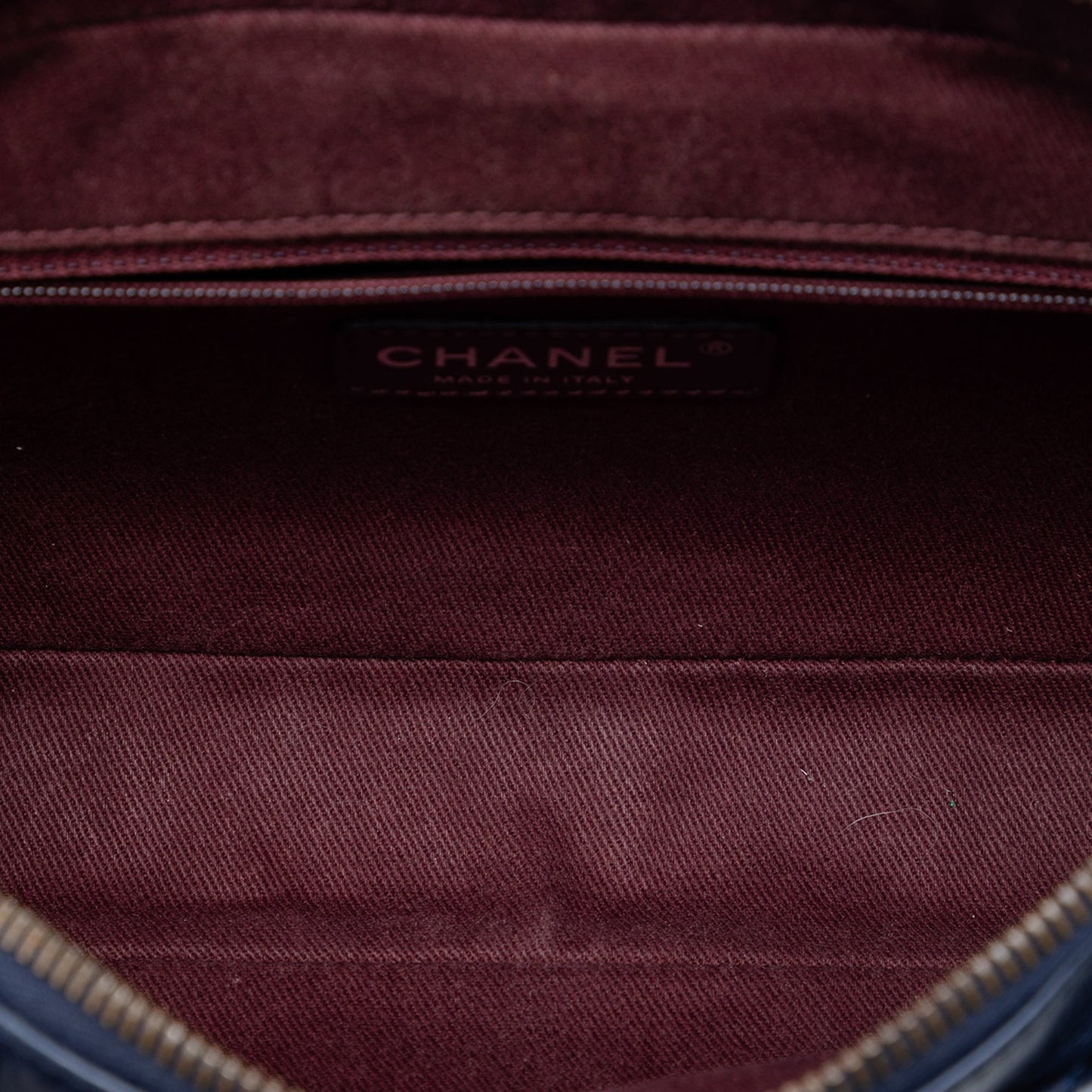Chanel Medium Quilted Glazed Calfskin Duo Color Flap