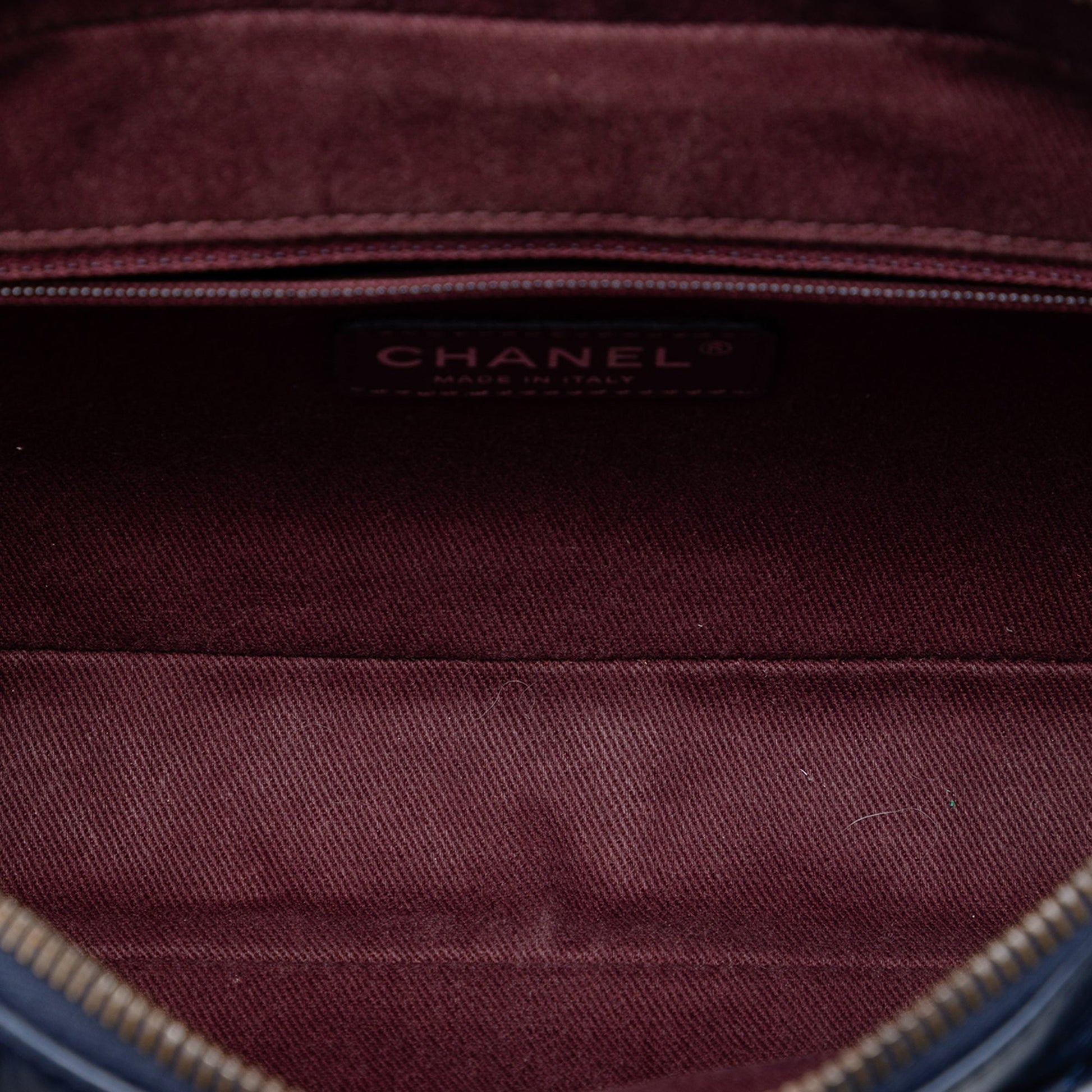 Chanel Medium Quilted Glazed Calfskin Duo Color Flap