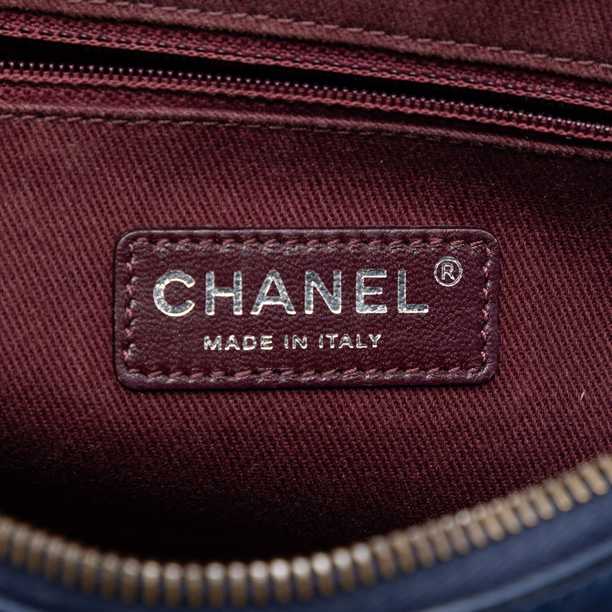 Chanel Medium Quilted Glazed Calfskin Duo Color Flap