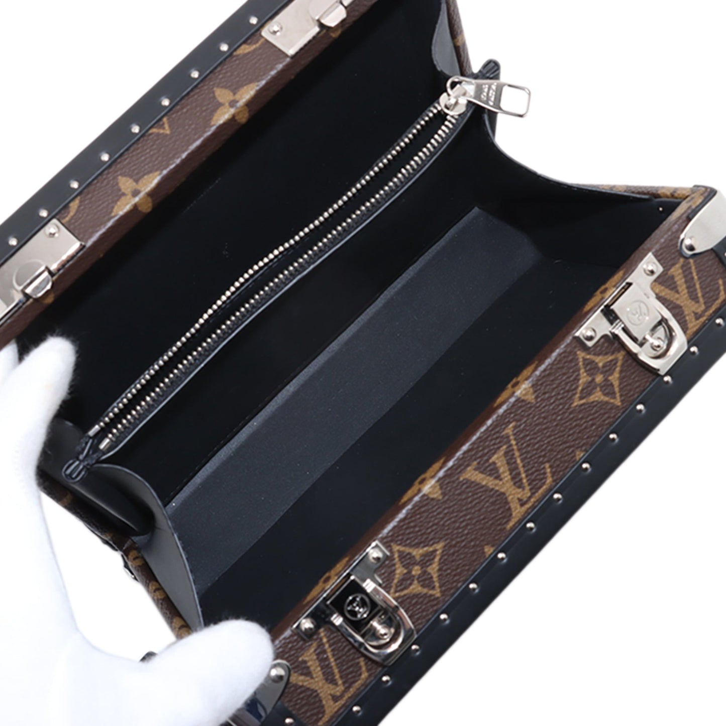 Louis Vuitton Monogram Macassar Clutch Box