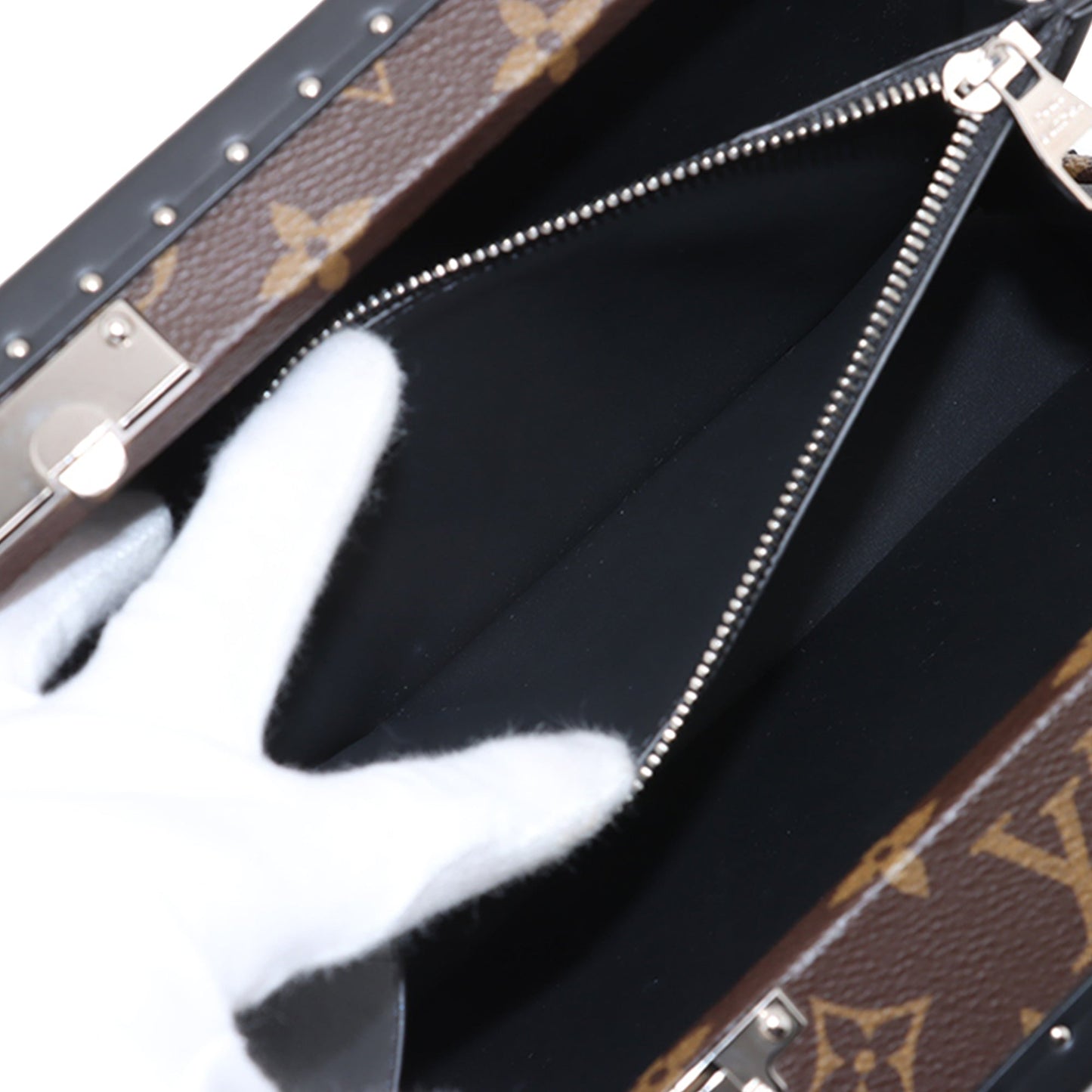 Louis Vuitton Monogram Macassar Clutch Box