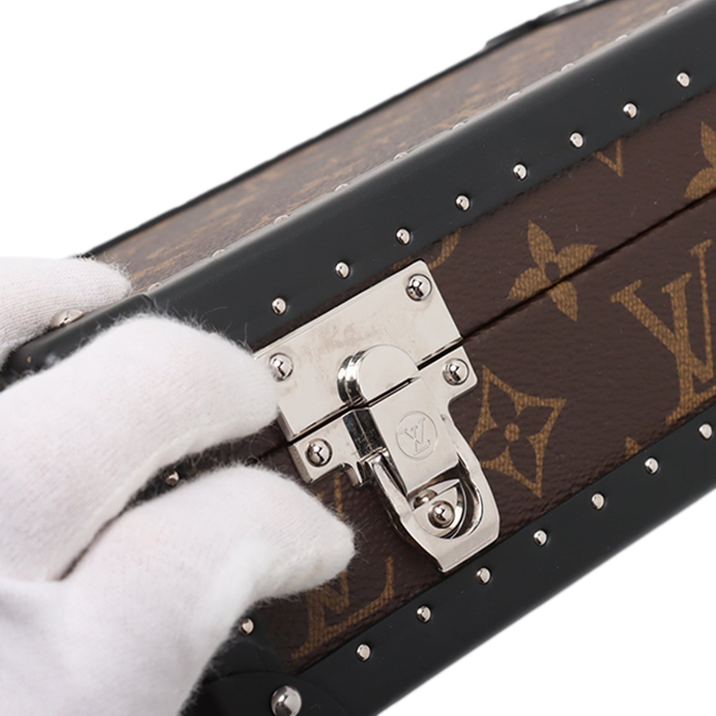 Louis Vuitton Monogram Macassar Clutch Box