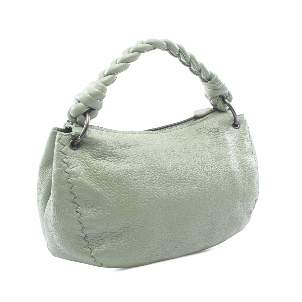 Bottega Veneta Leather Hobo Bag — Green